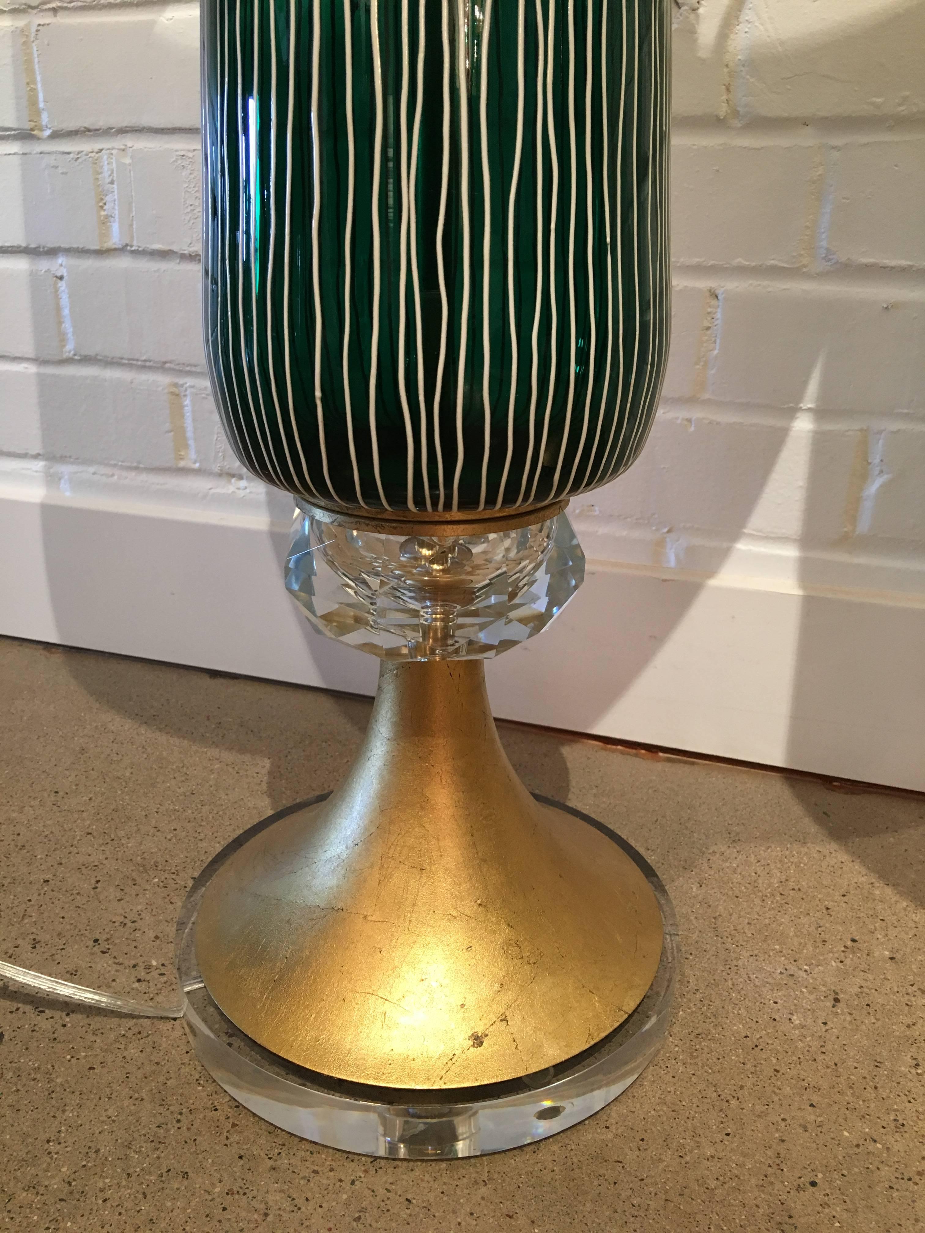 vintage murano glass lamp