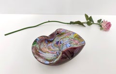 Cendrier / Vide-Poche vintage en verre de Murano "Tutti Frutti" de Giulio Radi pour Avem