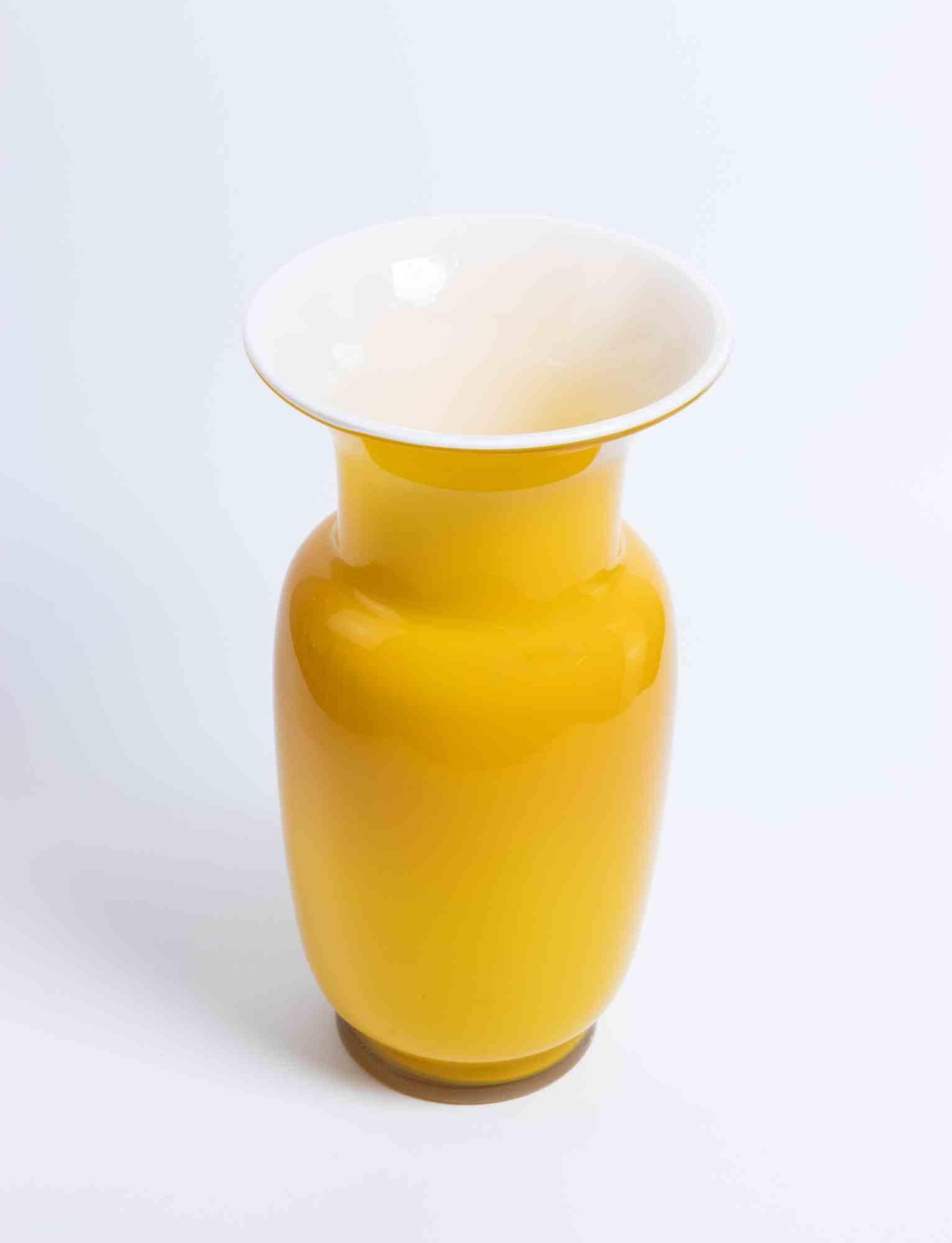 Vaso d'epoca in vetro di Murano attribuito a Carlo Nason