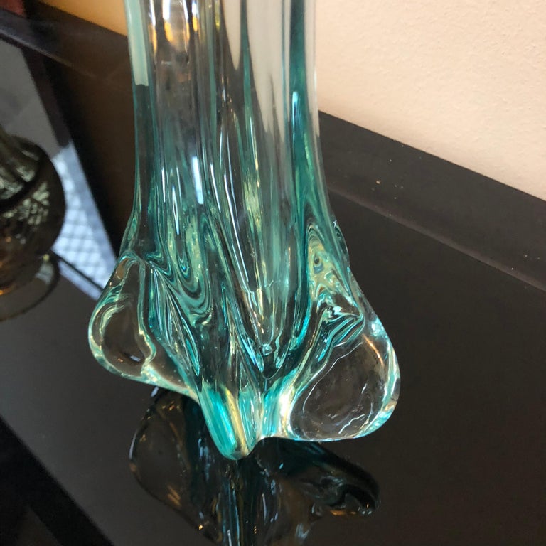 Vintage Murano Glass Vase, circa 1970 at 1stDibs