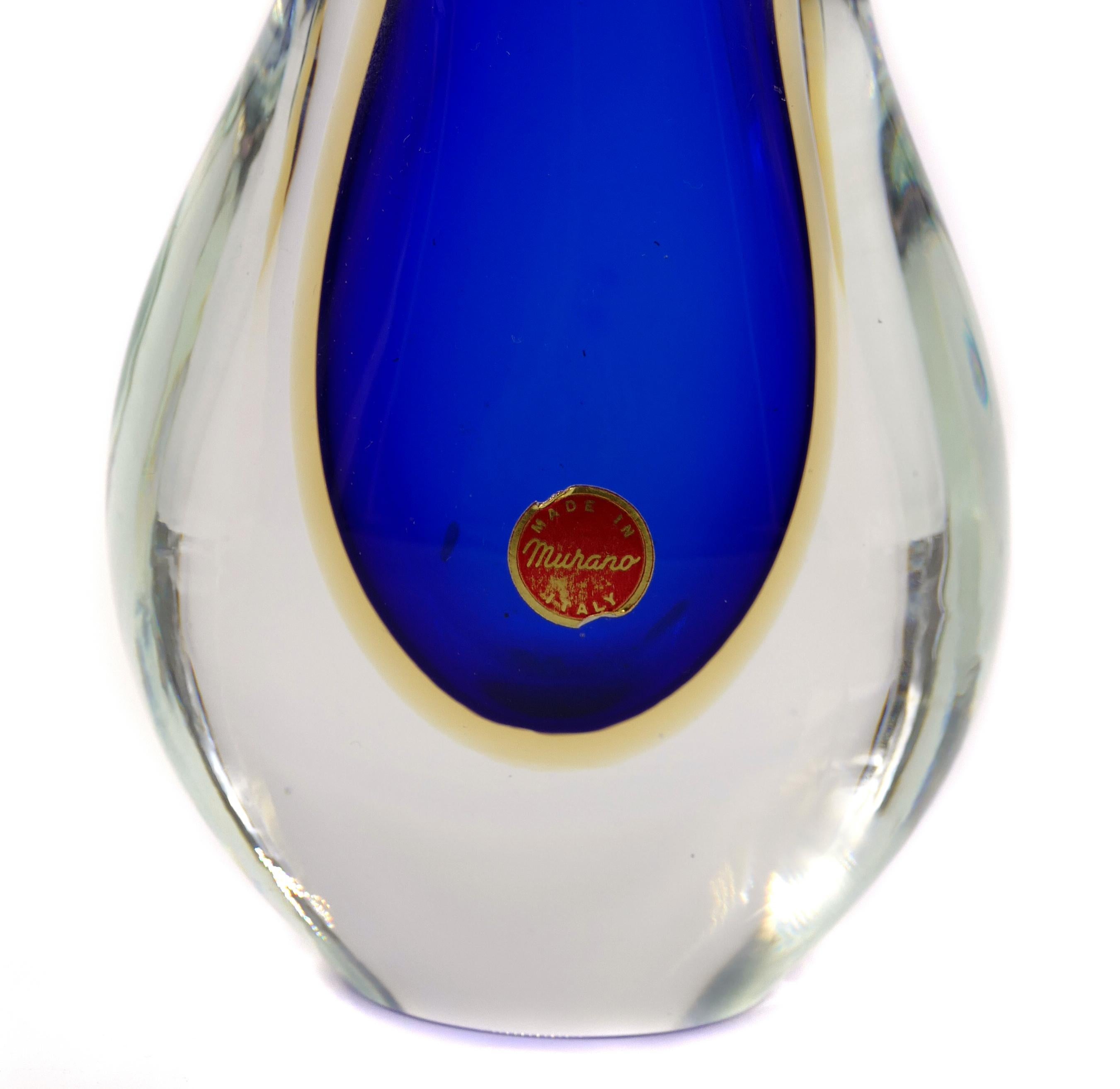 Italiano Vaso di vetro di Murano d'epoca, inizio 1980 in vendita