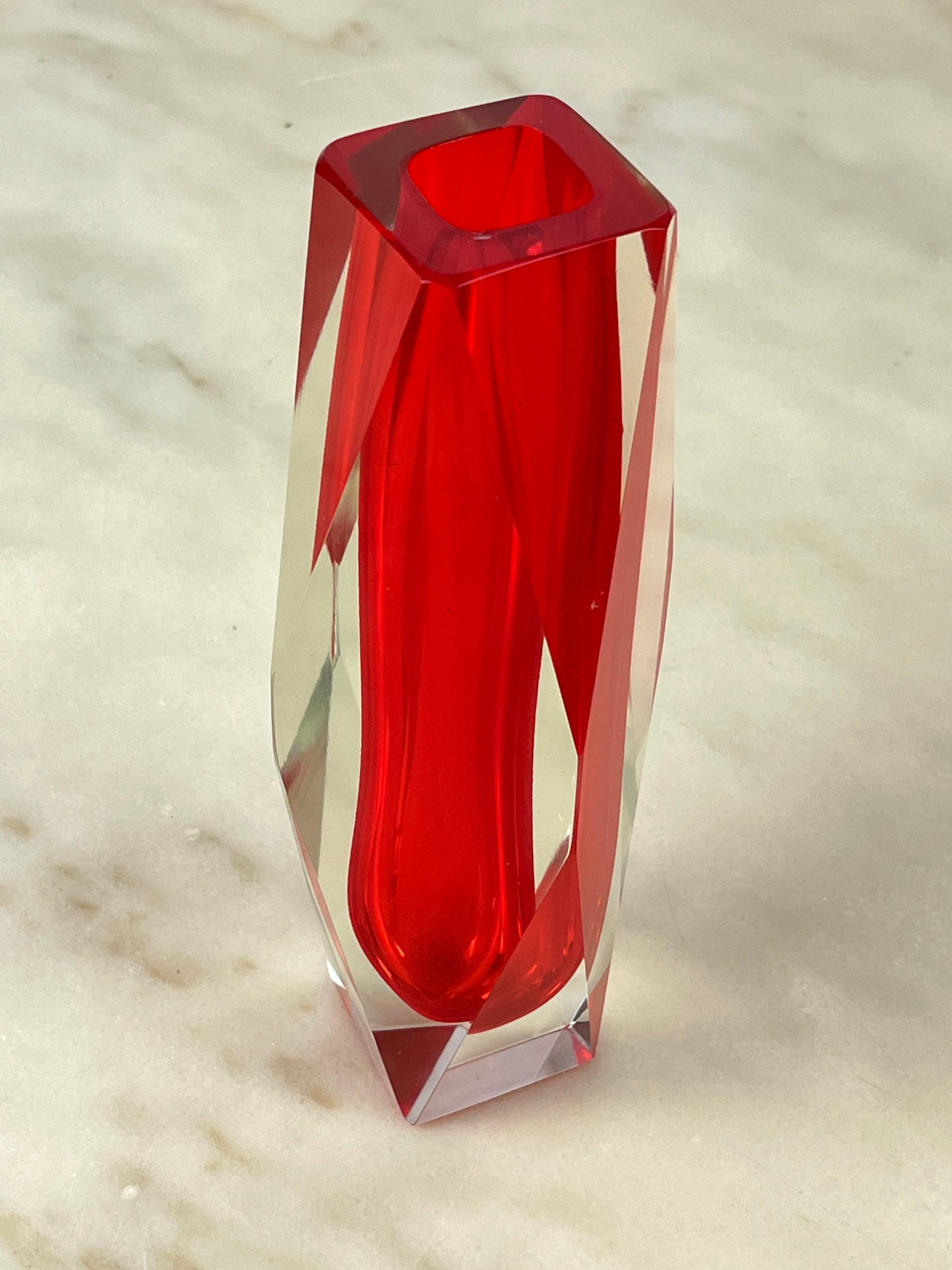 Verre de Murano Vase en verre de Murano, Italie, années 1970 en vente
