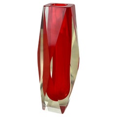 Vase aus Murano-Glas, Italien, 1970er Jahre