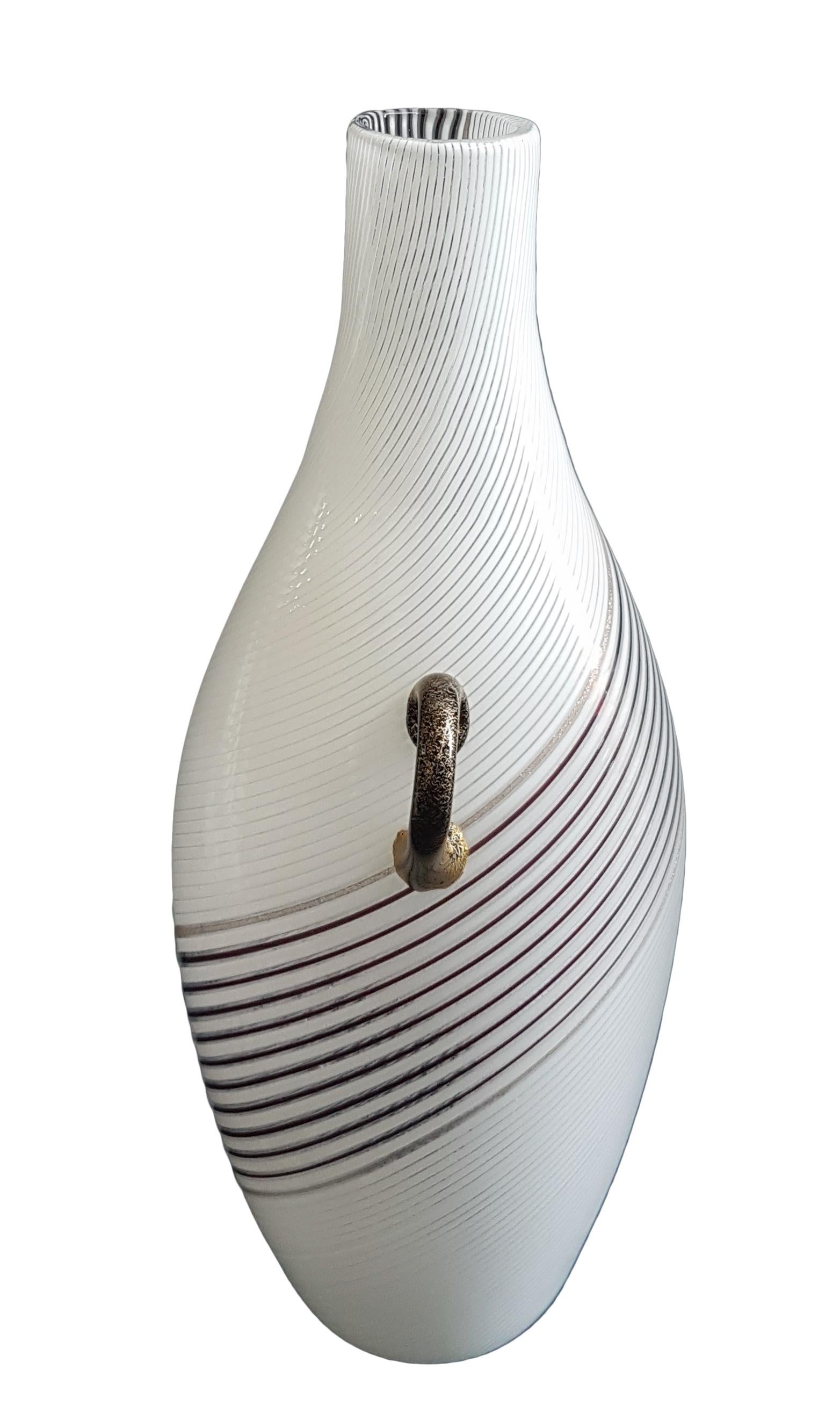 Italian Vintage Murano Glass Vase Model 