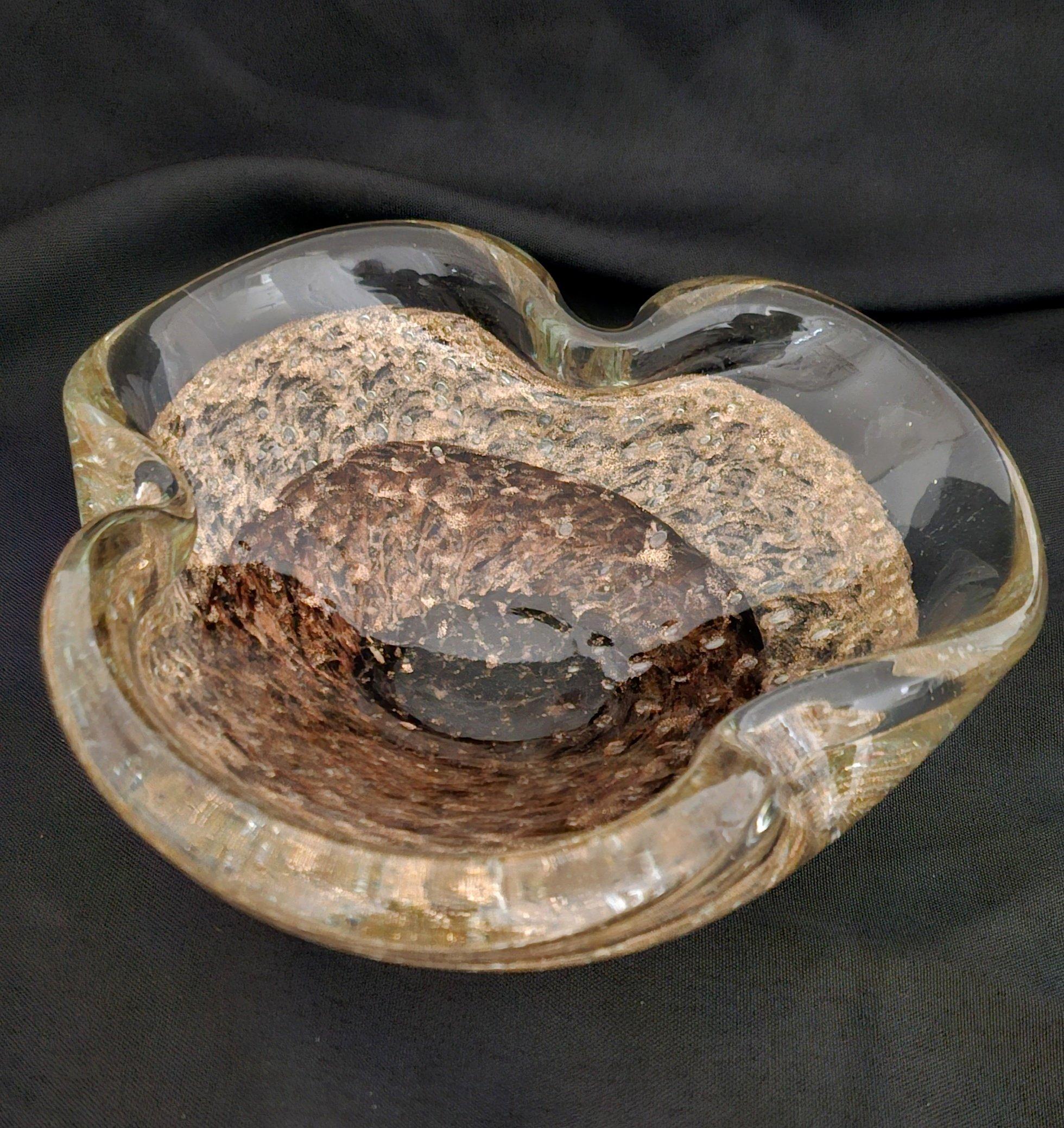 Vide-Poche MCM Murano, Bullicante & Aventurine - VENTE DE LIQUIDATION Bon état - En vente à Warrenton, OR