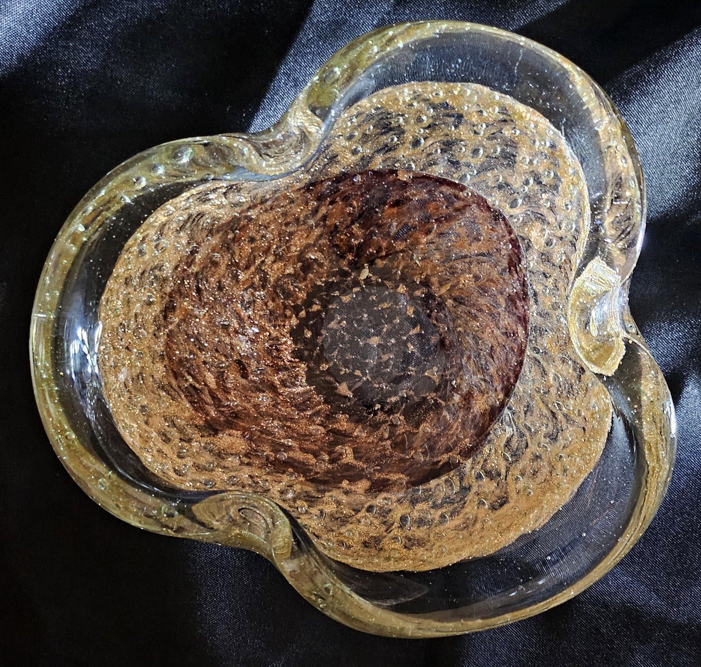 Vide-Poche MCM Murano, Bullicante & Aventurine - VENTE DE LIQUIDATION en vente 1