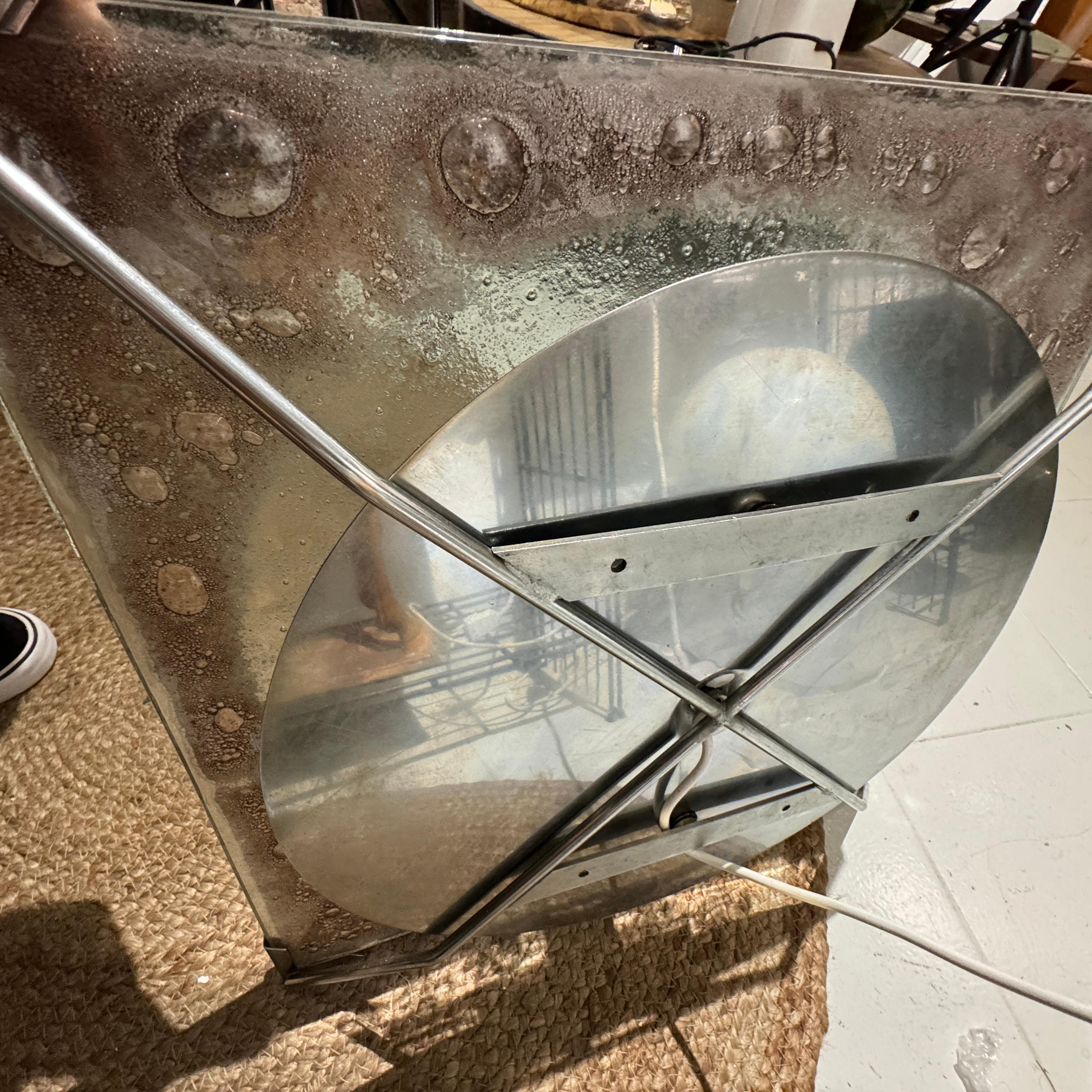 Vintage Murano Glass Wall Lamp, Italy 1970s For Sale 9