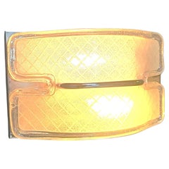 Vintage murano glass wall sconces, 1970s