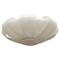Vintage Murano Graniglia Glas Flush Mount von Aureliano Toso. Italien, 1960er Jahre.