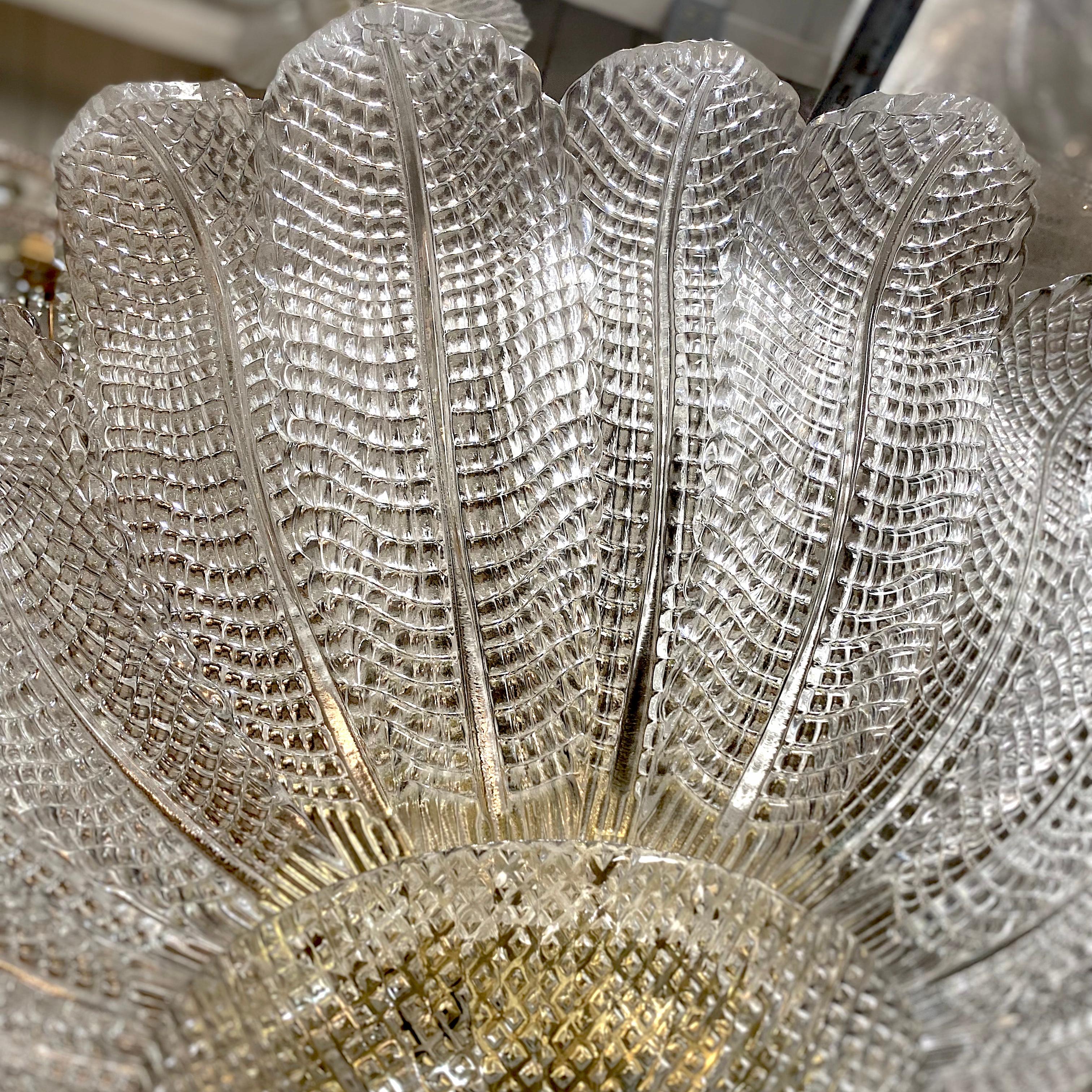 Vintage Murano Light Fixture In Good Condition For Sale In New York, NY