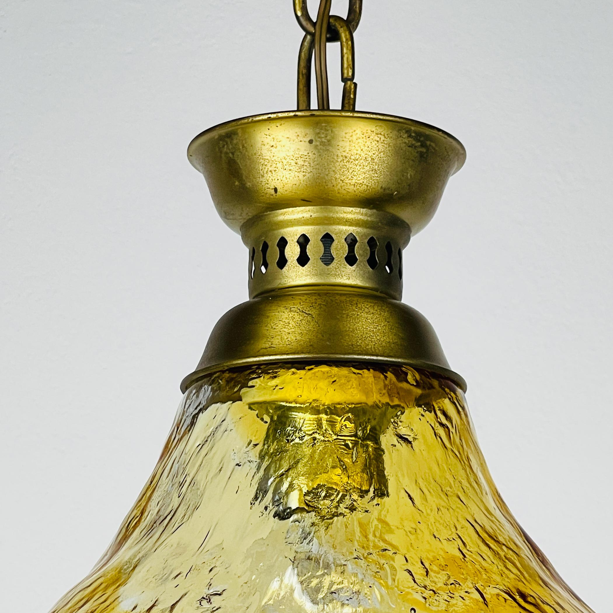 Lampada a sospensione vintage di Murano di AV Murano, Italia, anni '50 in vendita 5