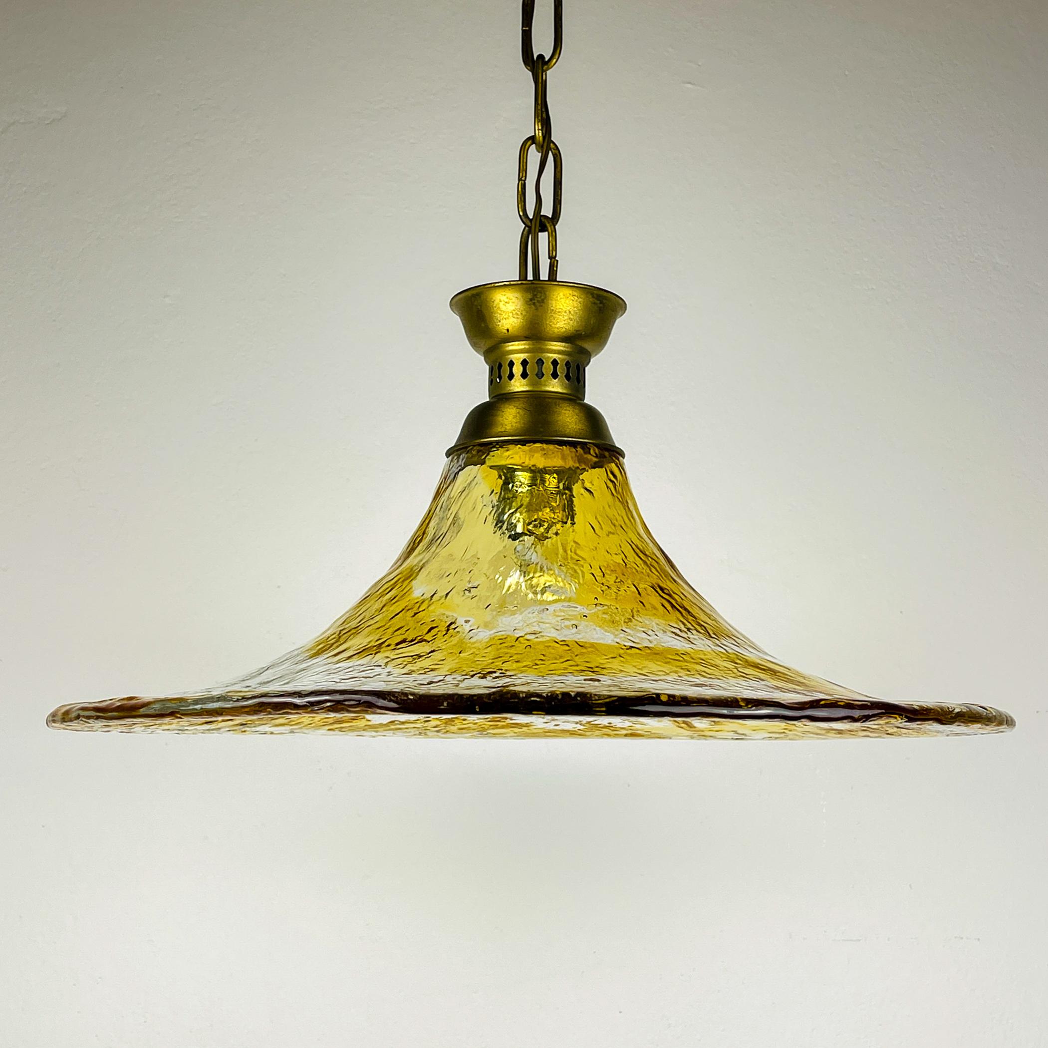 Lampada a sospensione vintage di Murano di AV Murano, Italia, anni '50 in vendita 6