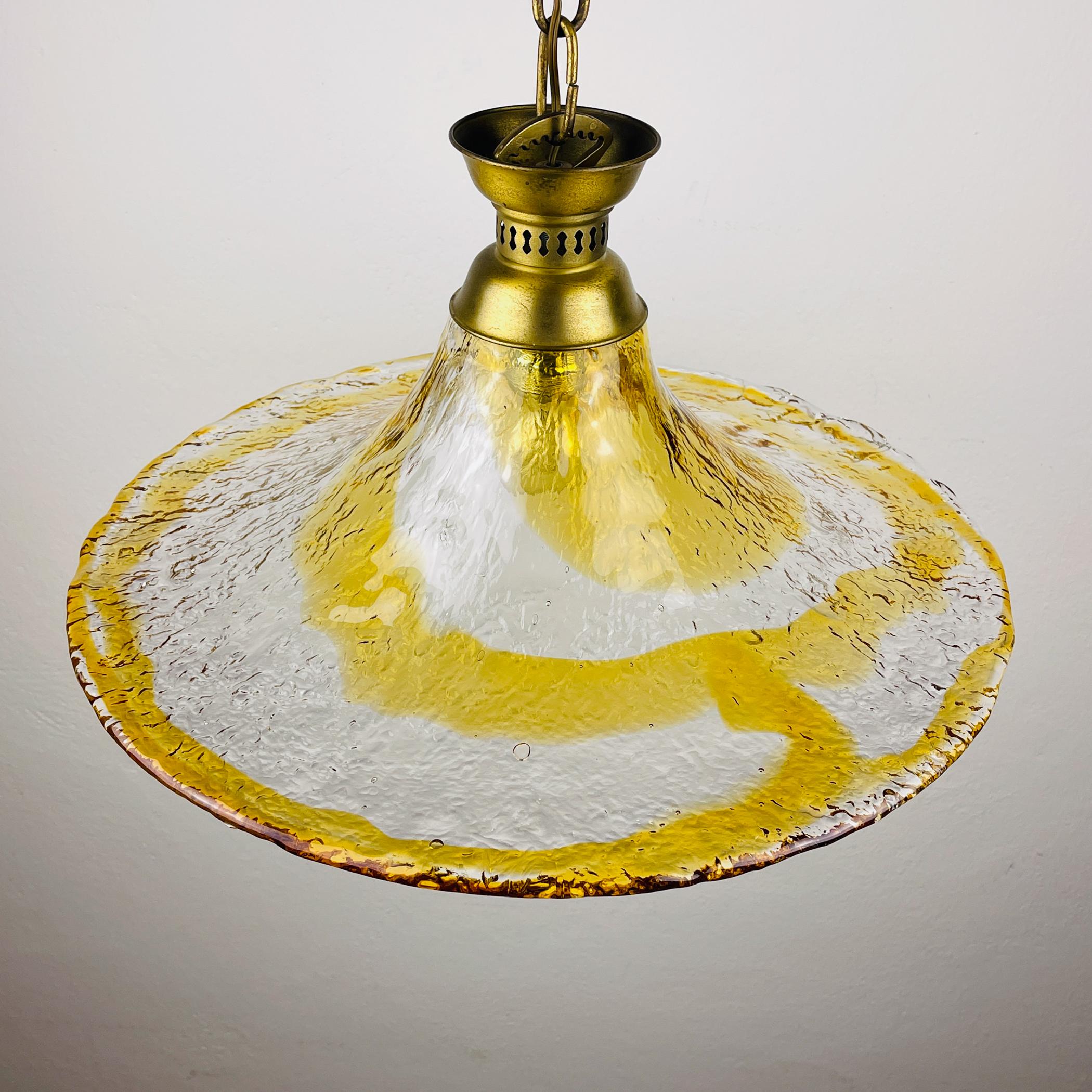 Vetro di Murano Lampada a sospensione vintage di Murano di AV Murano, Italia, anni '50 in vendita