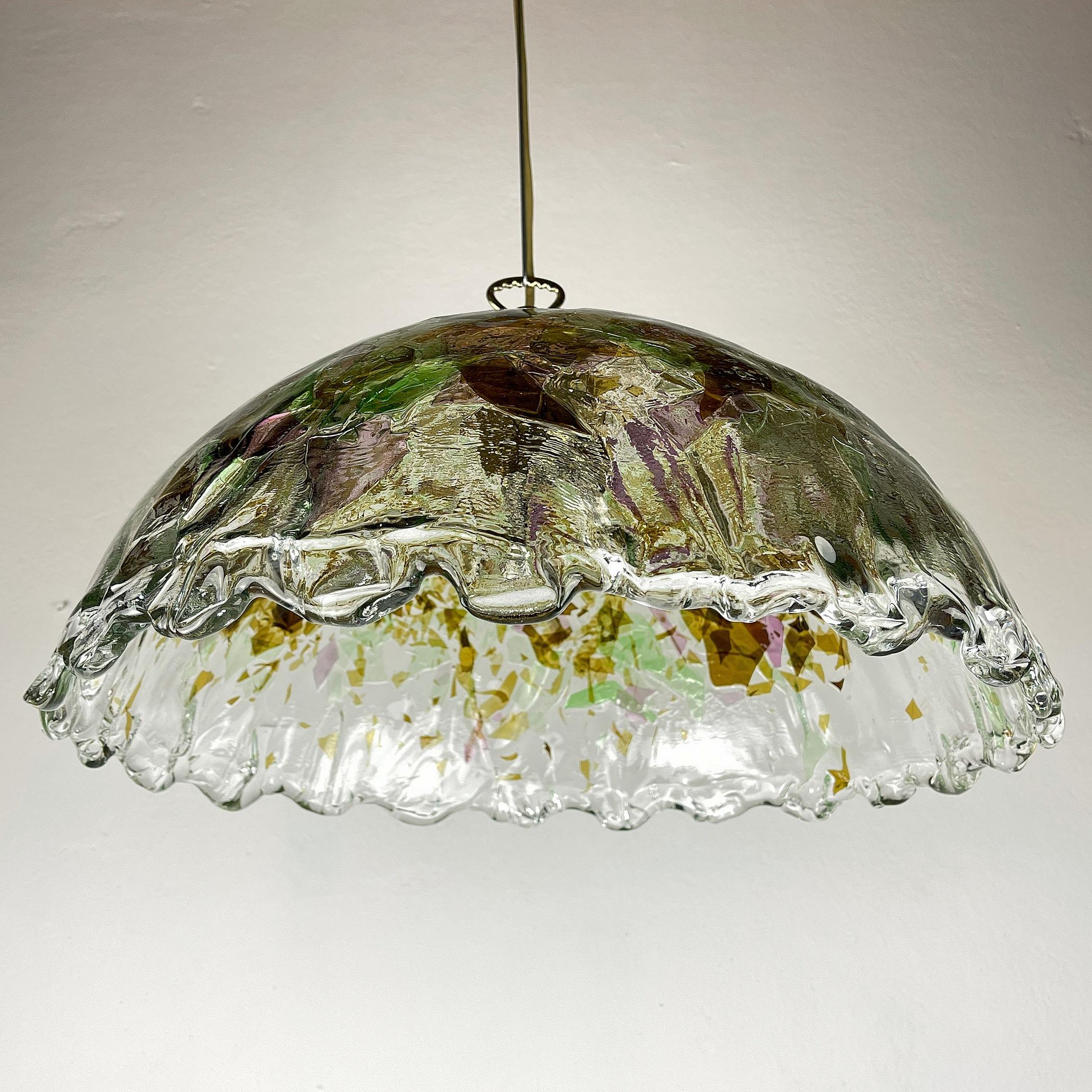 Vintage Murano Pendant Lamp by Manufacture 