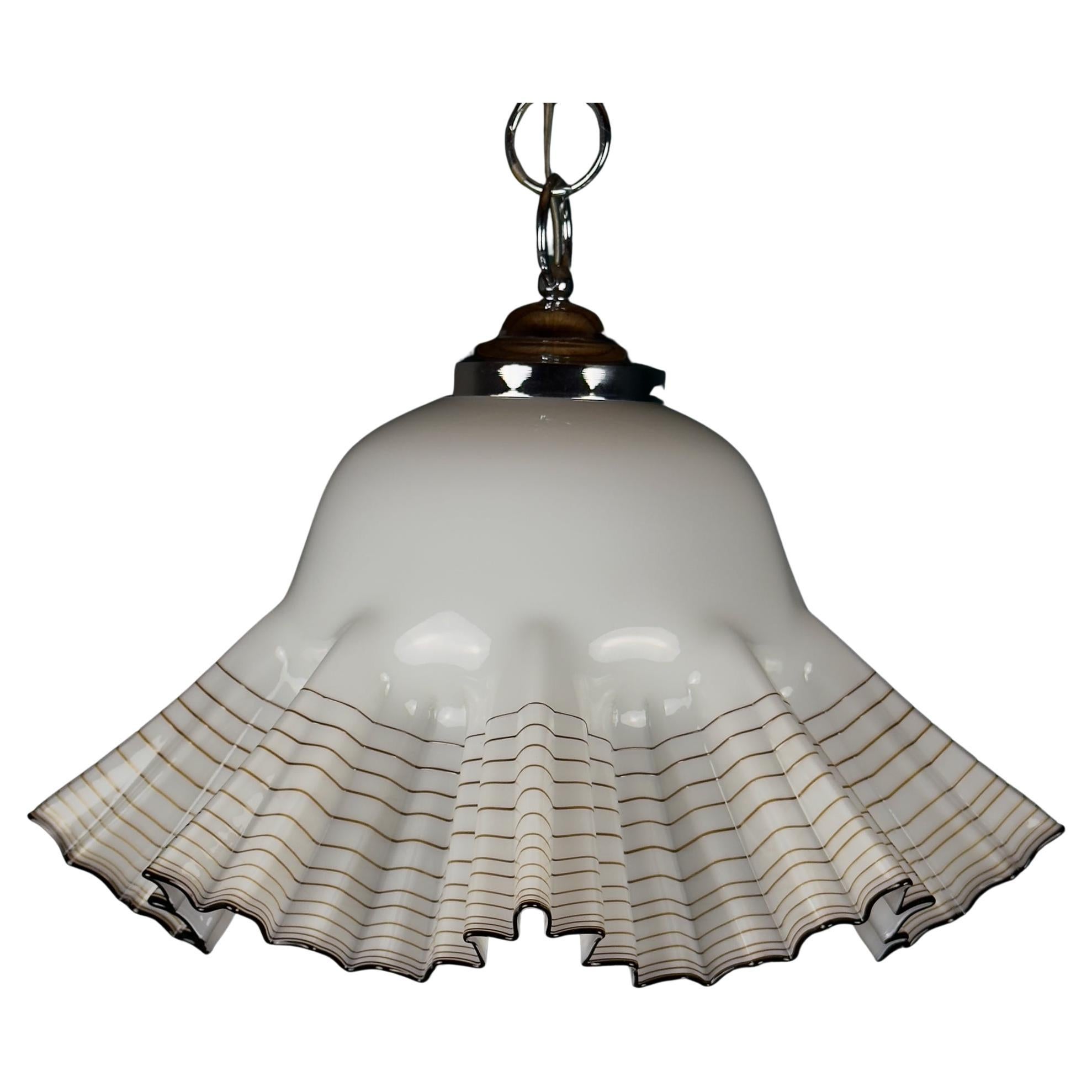 Lámpara colgante vintage de Murano de Vetreria De Majo, Italia Años 70