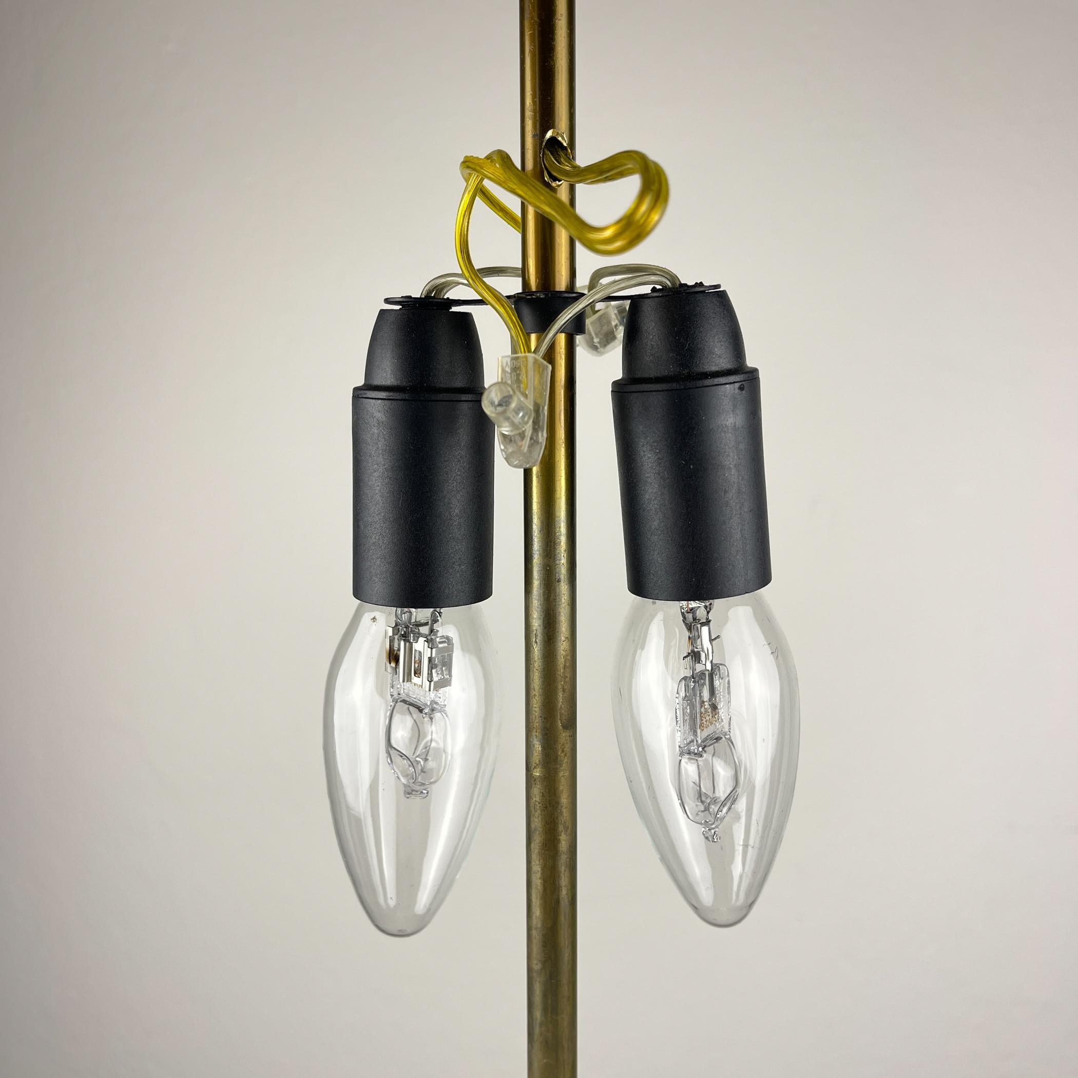 Vintage murano pendant lamp, Italy, 1950s 8