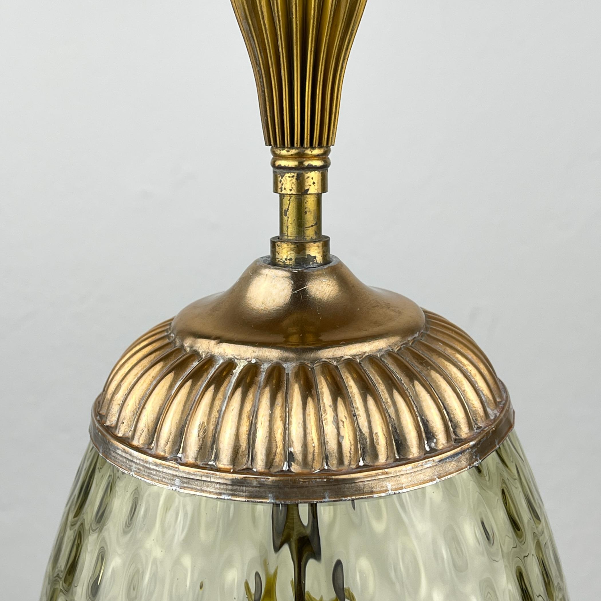 20th Century Vintage murano pendant lamp, Italy, 1950s