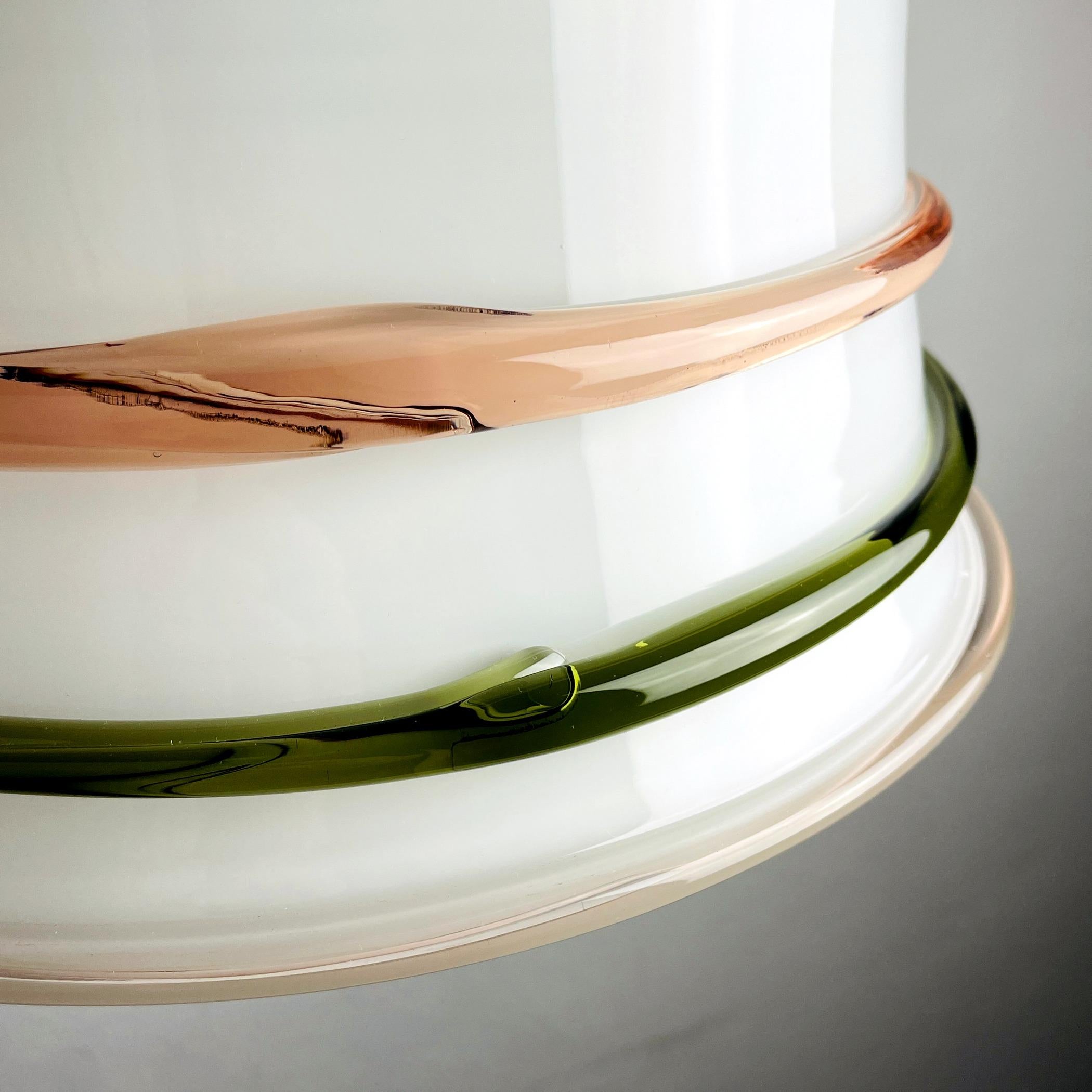 Vintage Murano Pendelleuchte Italien 1970er im Angebot 4