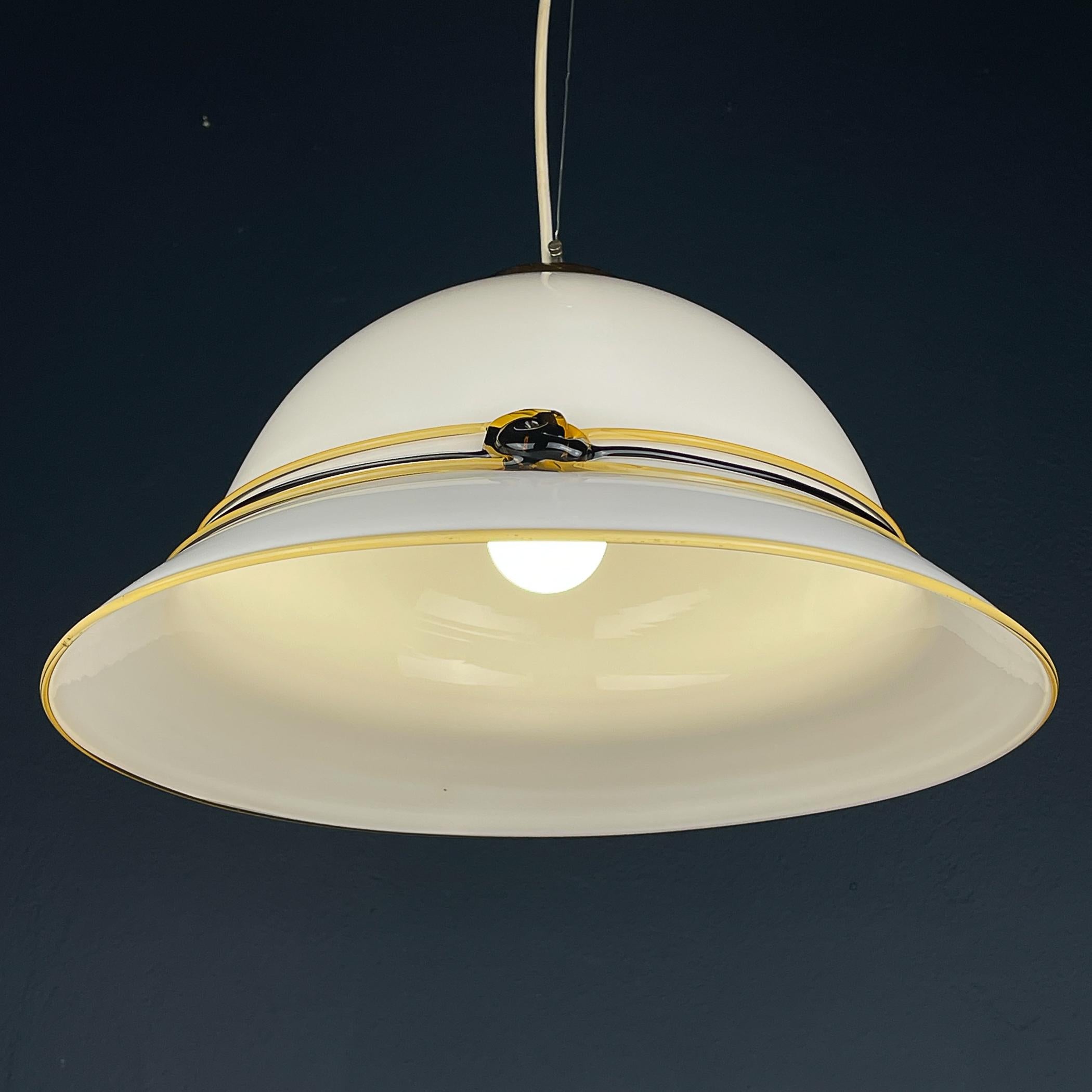 Lampada a sospensione vintage di Murano Italia anni '70 in vendita 6