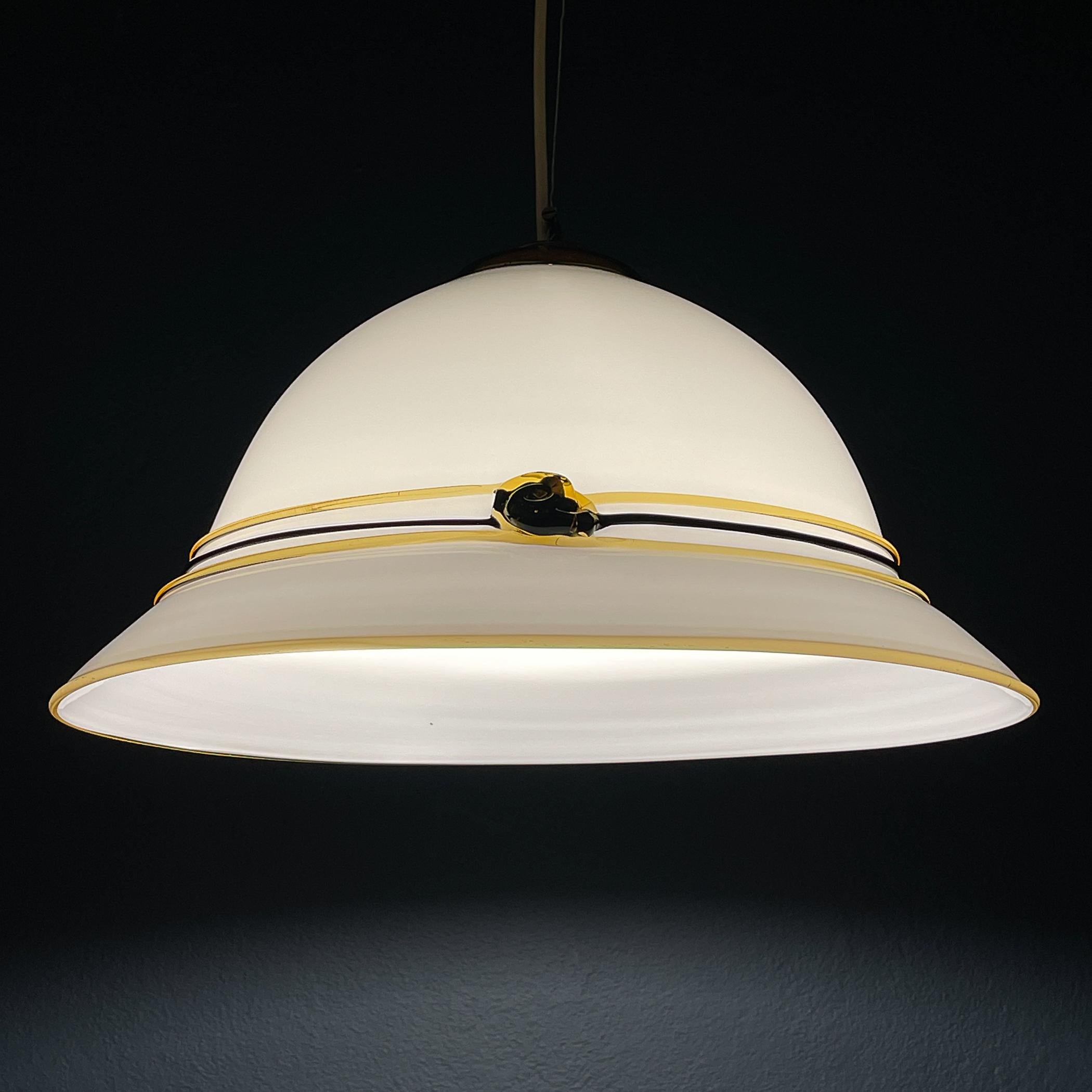 Lampada a sospensione vintage di Murano Italia anni '70 in vendita 7