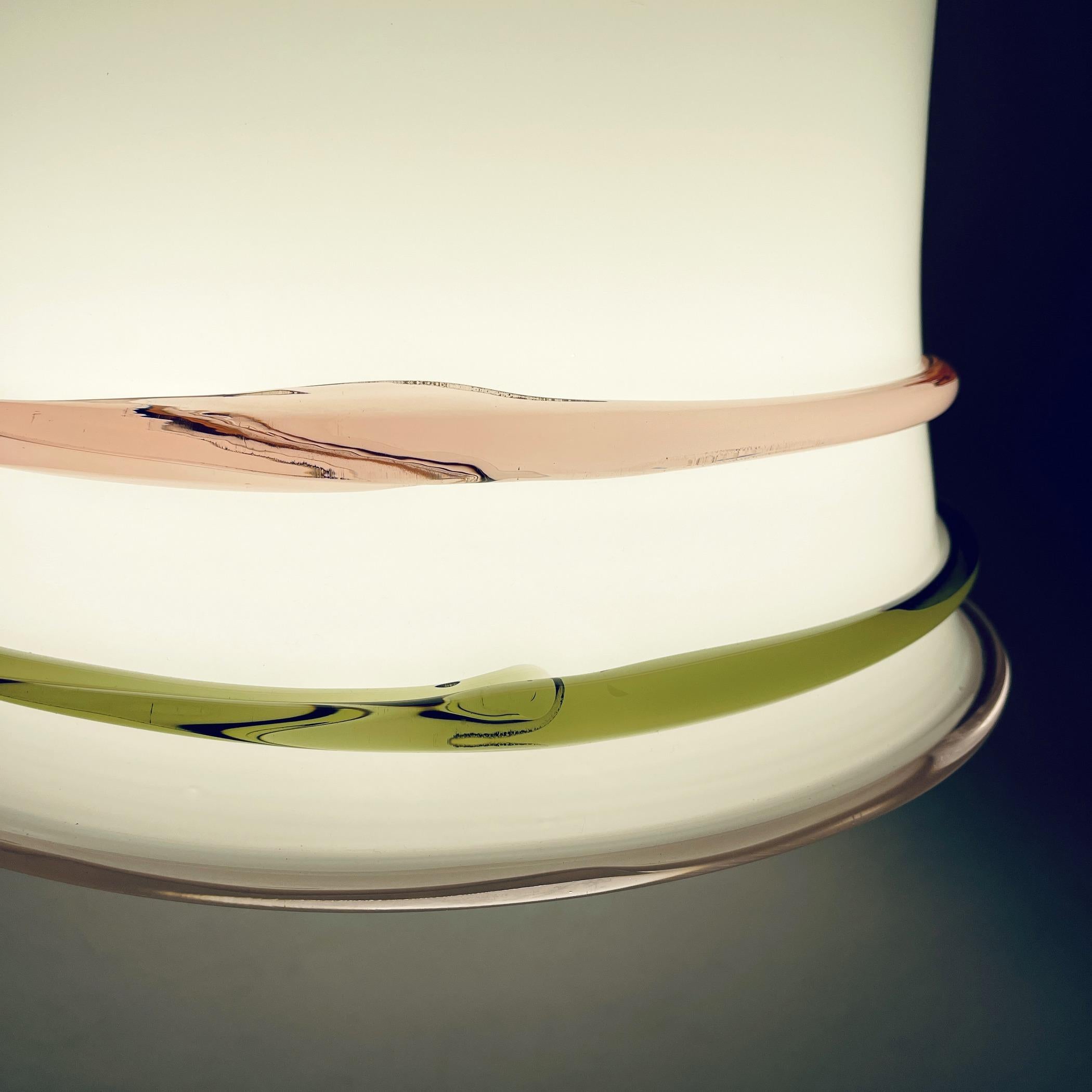 Vintage Murano Pendelleuchte Italien 1970er im Angebot 7