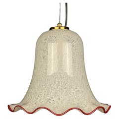 Lampe suspendue vintage Murano Italie 1970 