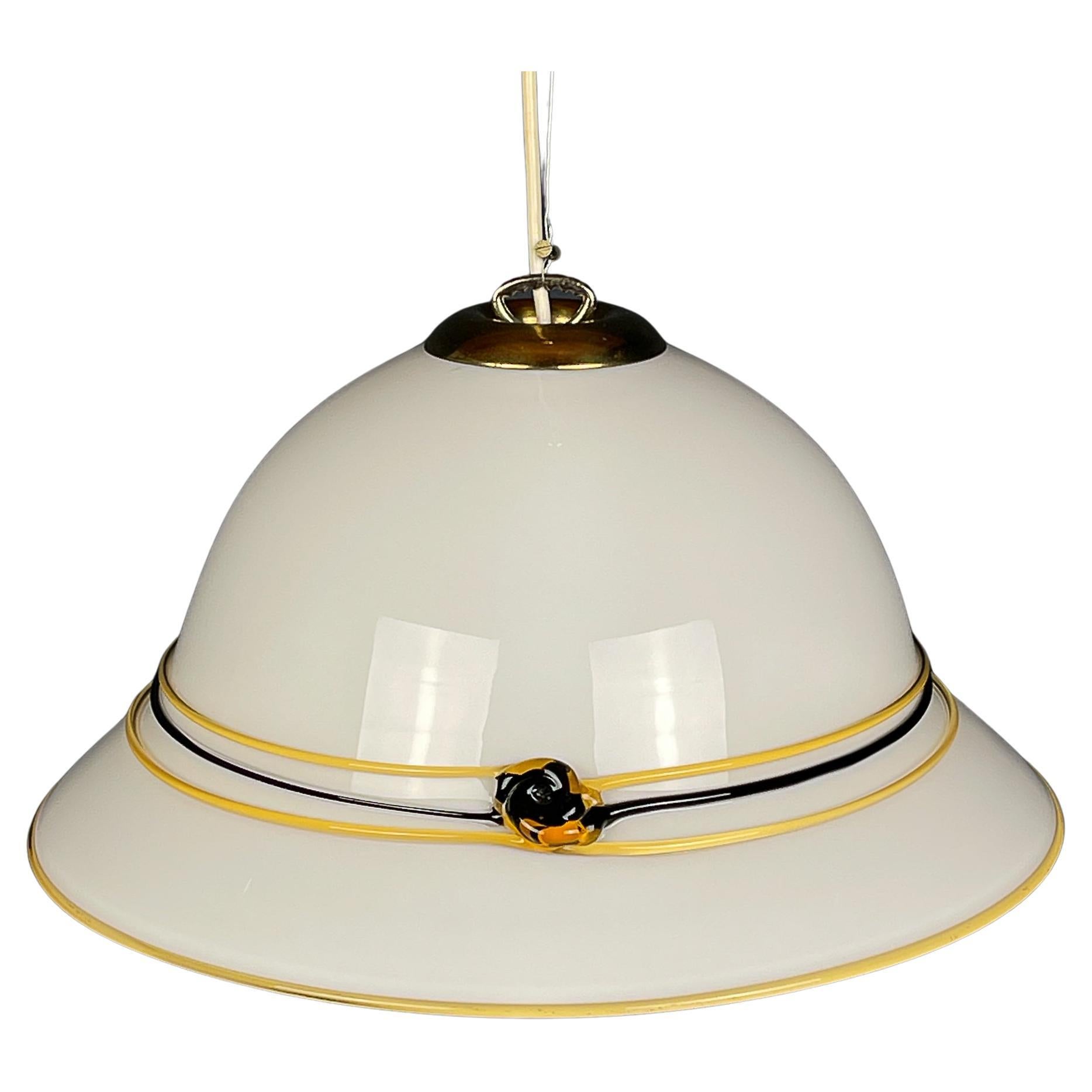Vintage murano pendant lamp Italy 1970s