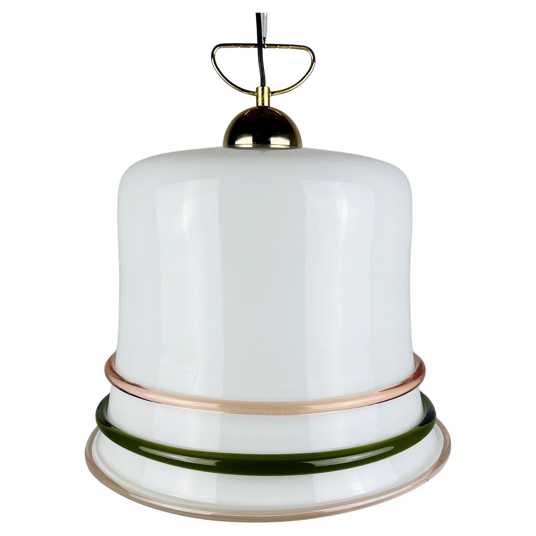 Lámpara colgante vintage de murano Italia años 70