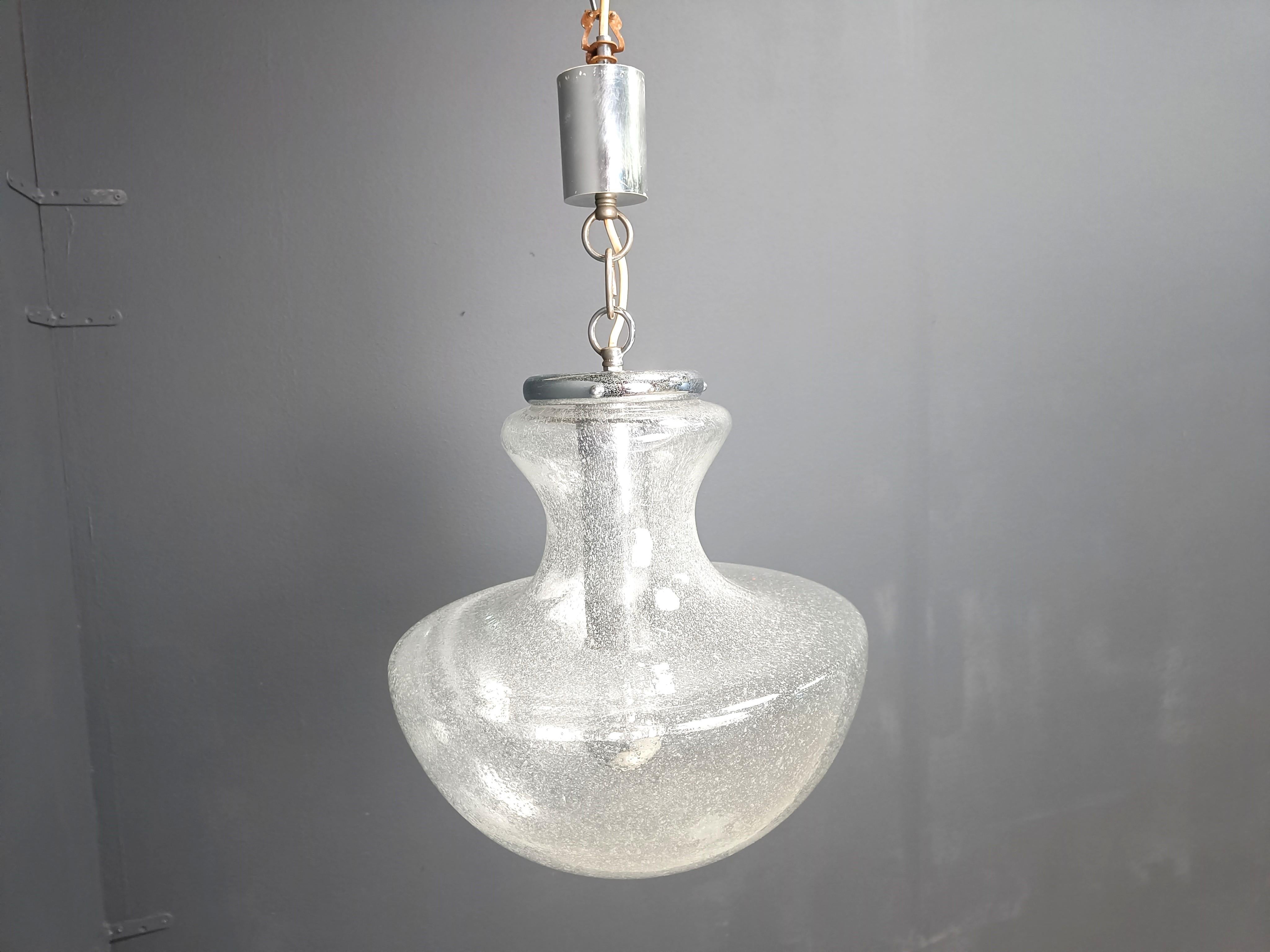 VIntage murano pendelleuchte von Mazzega, 1960er Jahre (Muranoglas) im Angebot