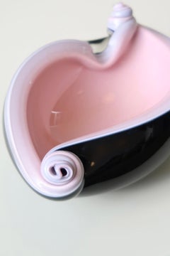 Vintage Murano Shell Bowl Alfredo Barbini