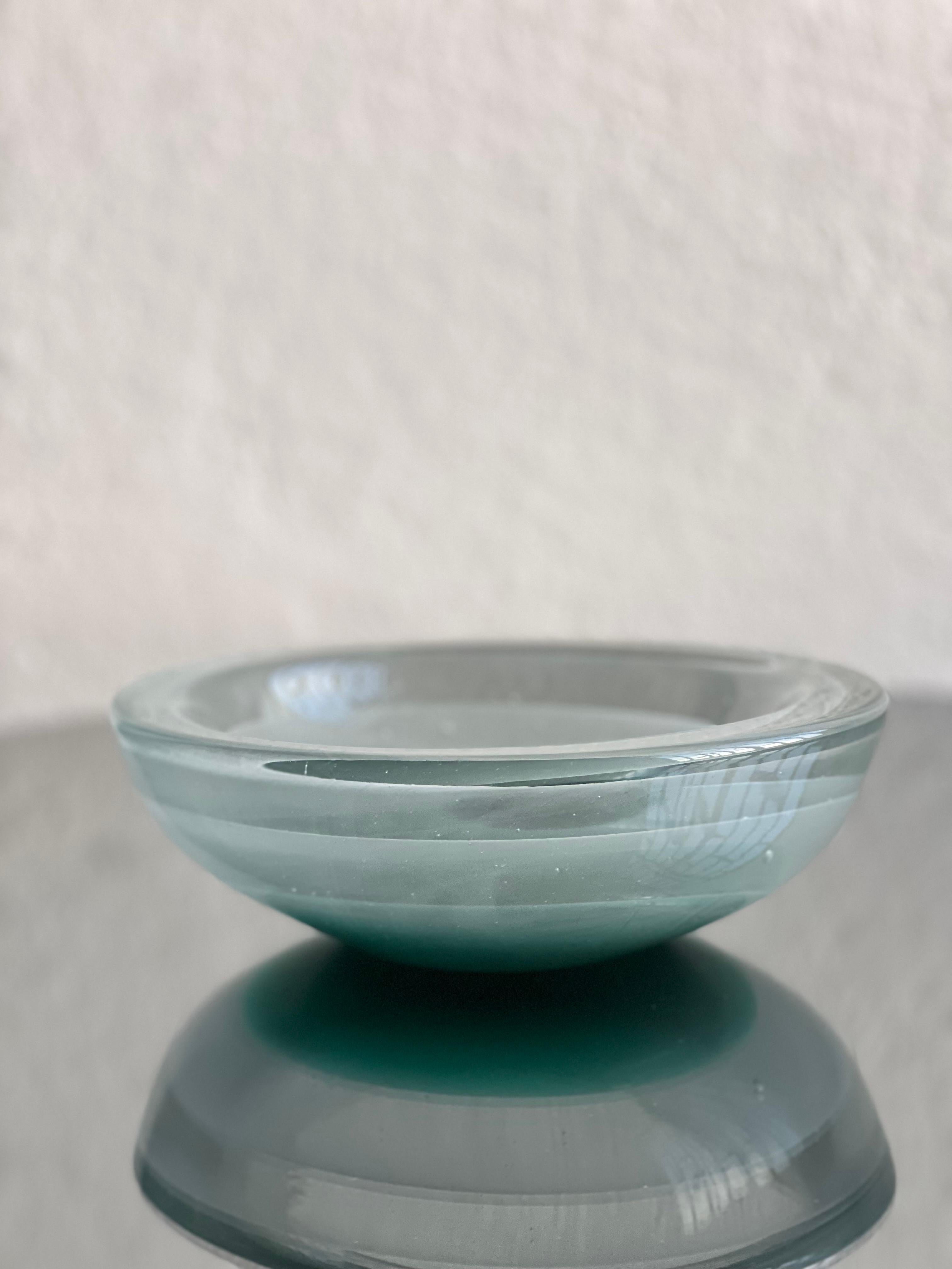 Italian Vintage Murano Sommerso Collectible Sculpture Venini in Aquamarine glass For Sale