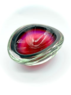 Vintage Murano  "Sommerso" Glass, Coffee table accent , Bookcase, home Stayling