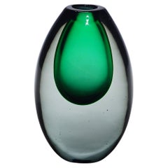 Vintage Murano Sommerso Glass Vase by Lugiano Gaspari for Salviati & Co. ca.1960