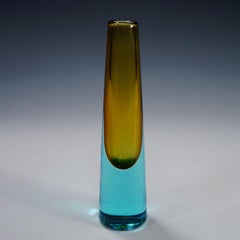 Vintage Murano Sommerso Glass Vase by Salviati & Co. ca. 1960