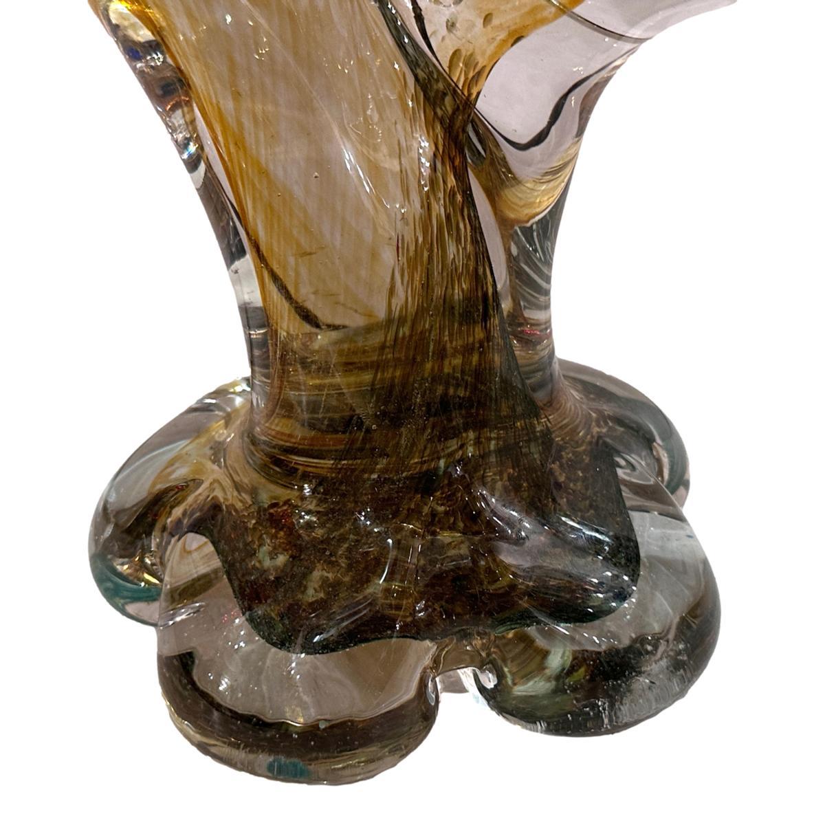 Vintage Murano Squirrel Table Lamp For Sale 3