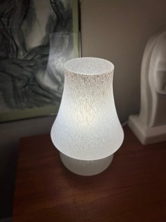 Lampe champignon vintage en verre de Murano en forme de tourbillon des années 1970