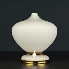 Vintage murano table lamp by Stilnovo, Italy 1950s
