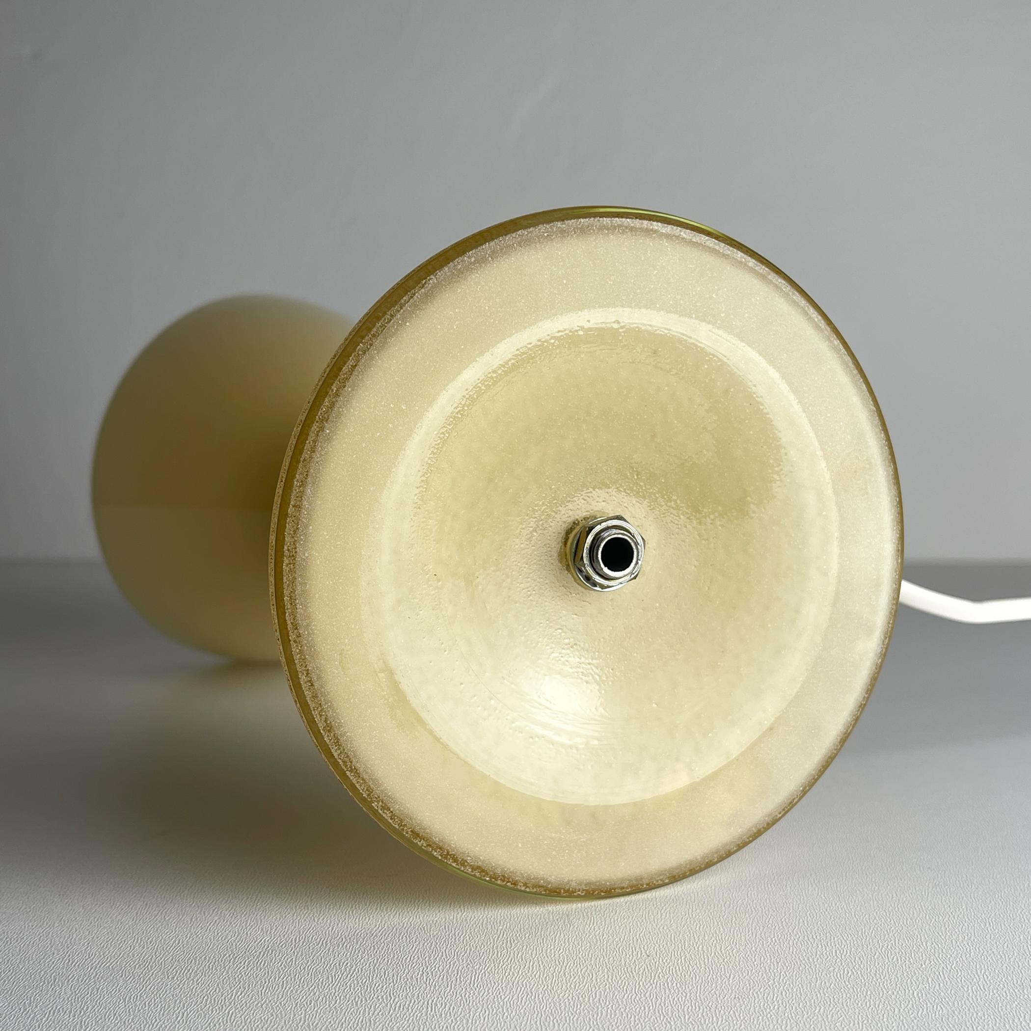 Vintage Murano table lamp by Vistosi, Italy 1980s For Sale 7