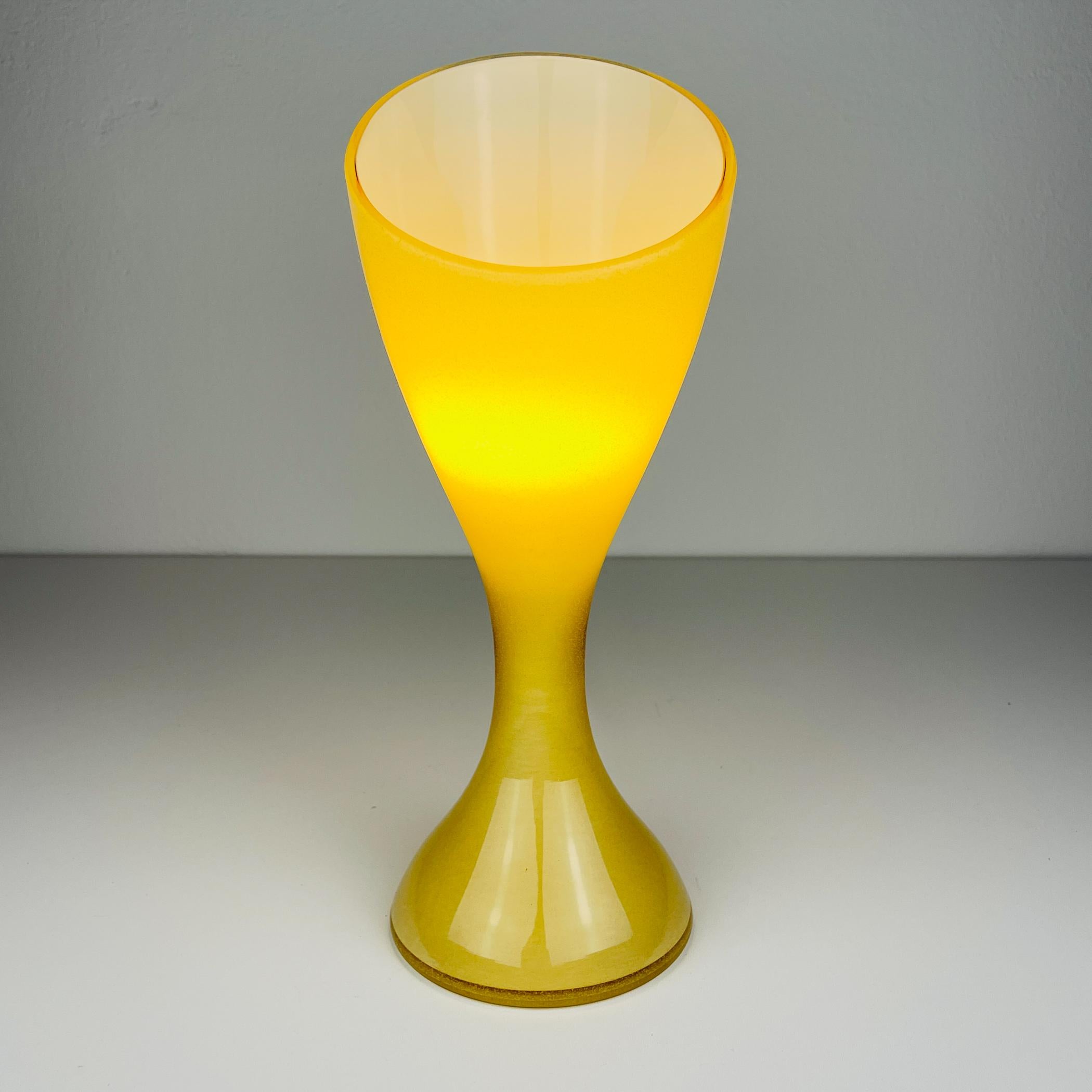 Mid-Century Modern Vintage Murano table lamp by Vistosi, Italy 1980s For Sale