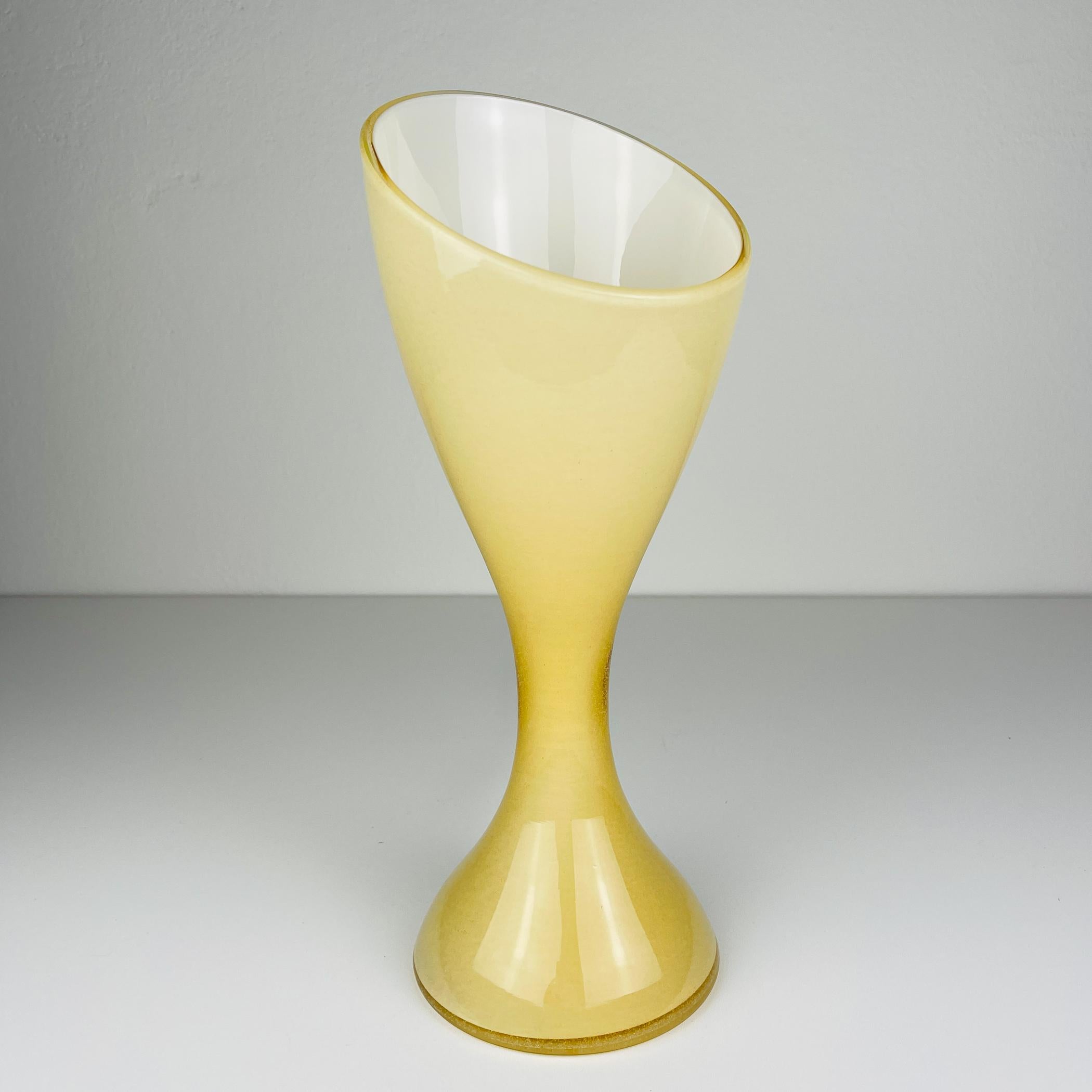 Italian Vintage Murano table lamp by Vistosi, Italy 1980s For Sale