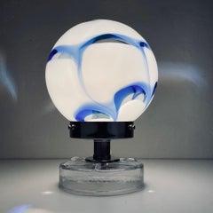 Vintage murano table lamp by Zonca Italy 1980s