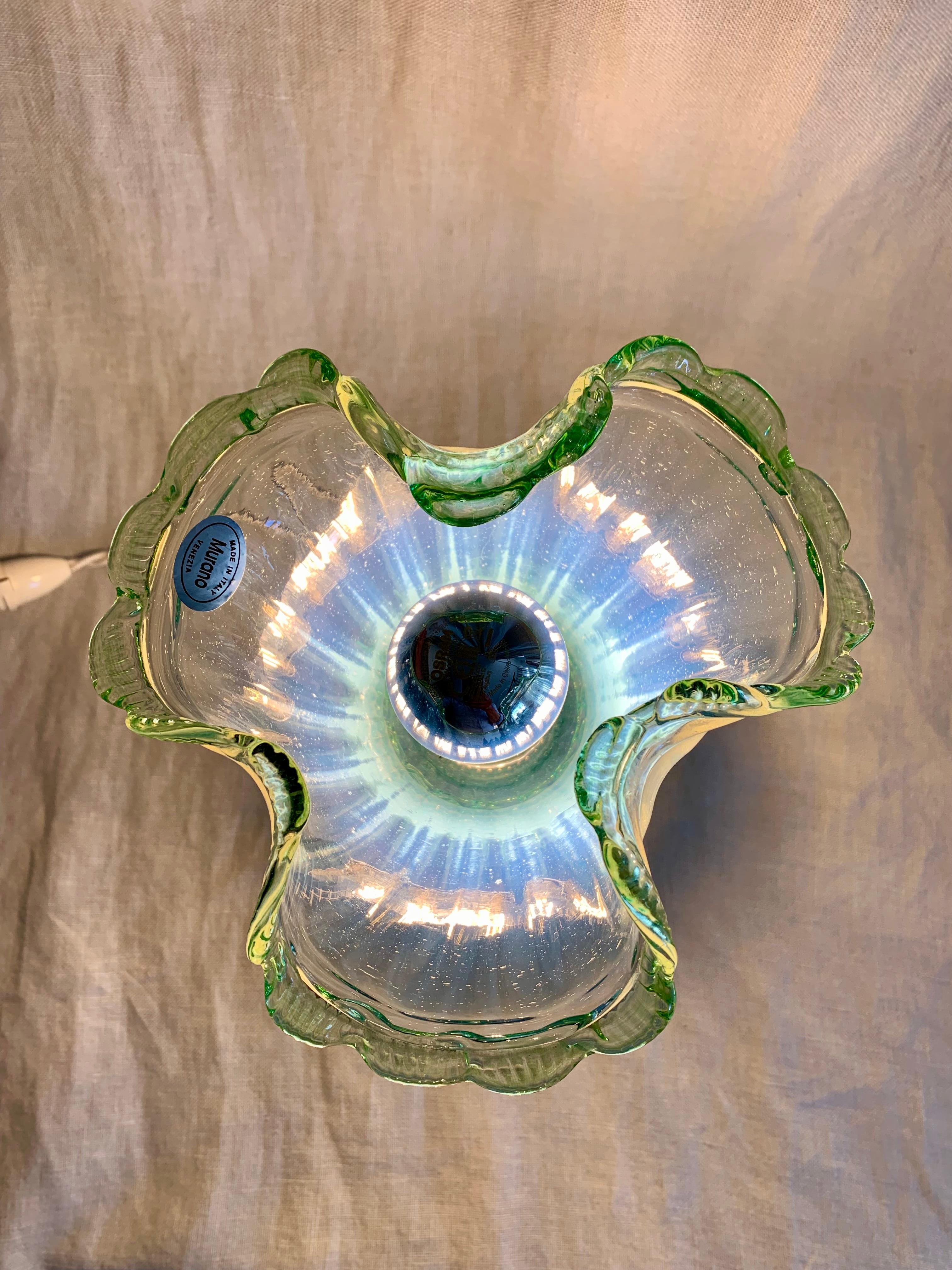 Vintage Murano Table Lamp For Sale 4