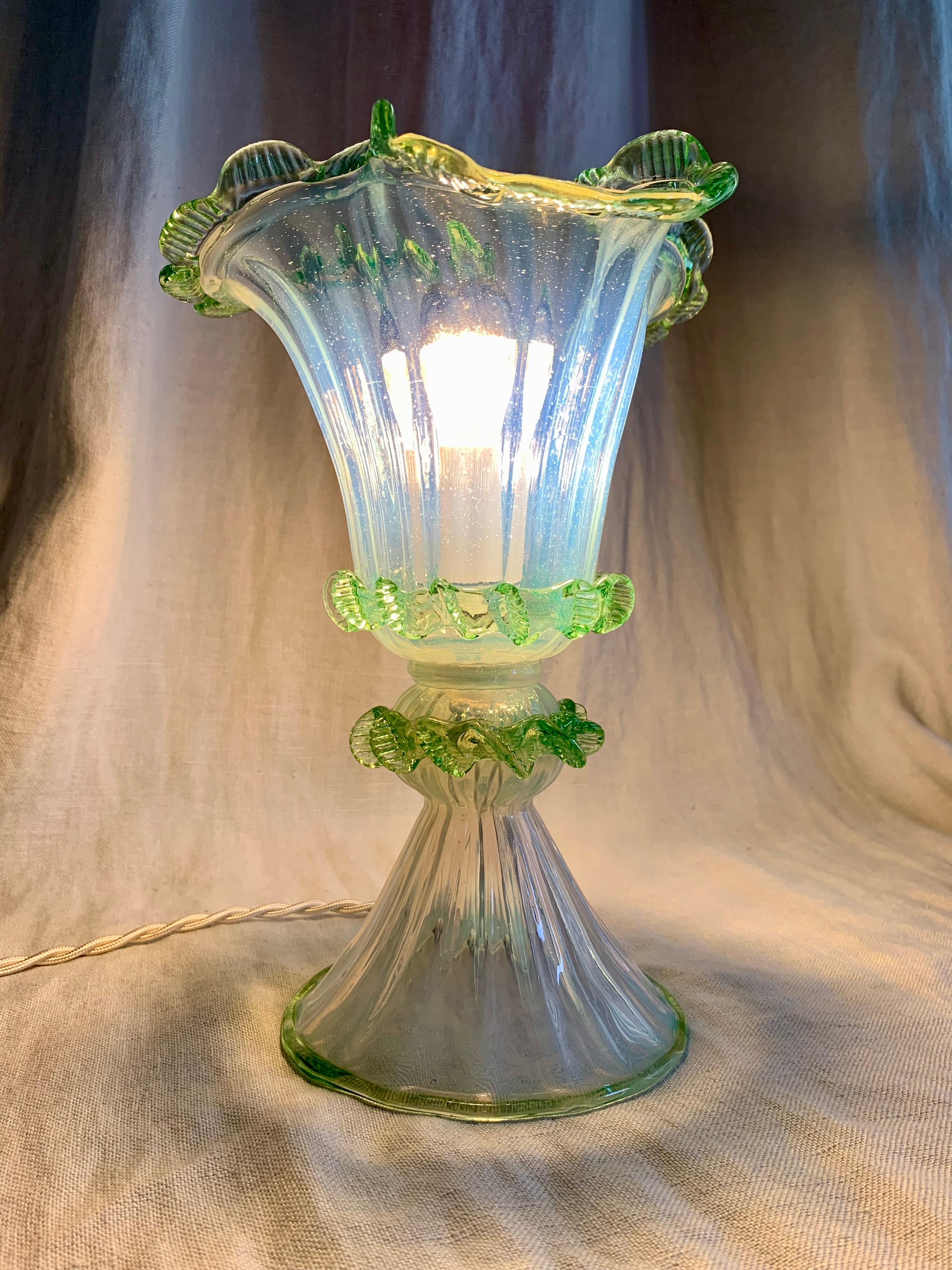 Vintage Murano Table Lamp For Sale 5