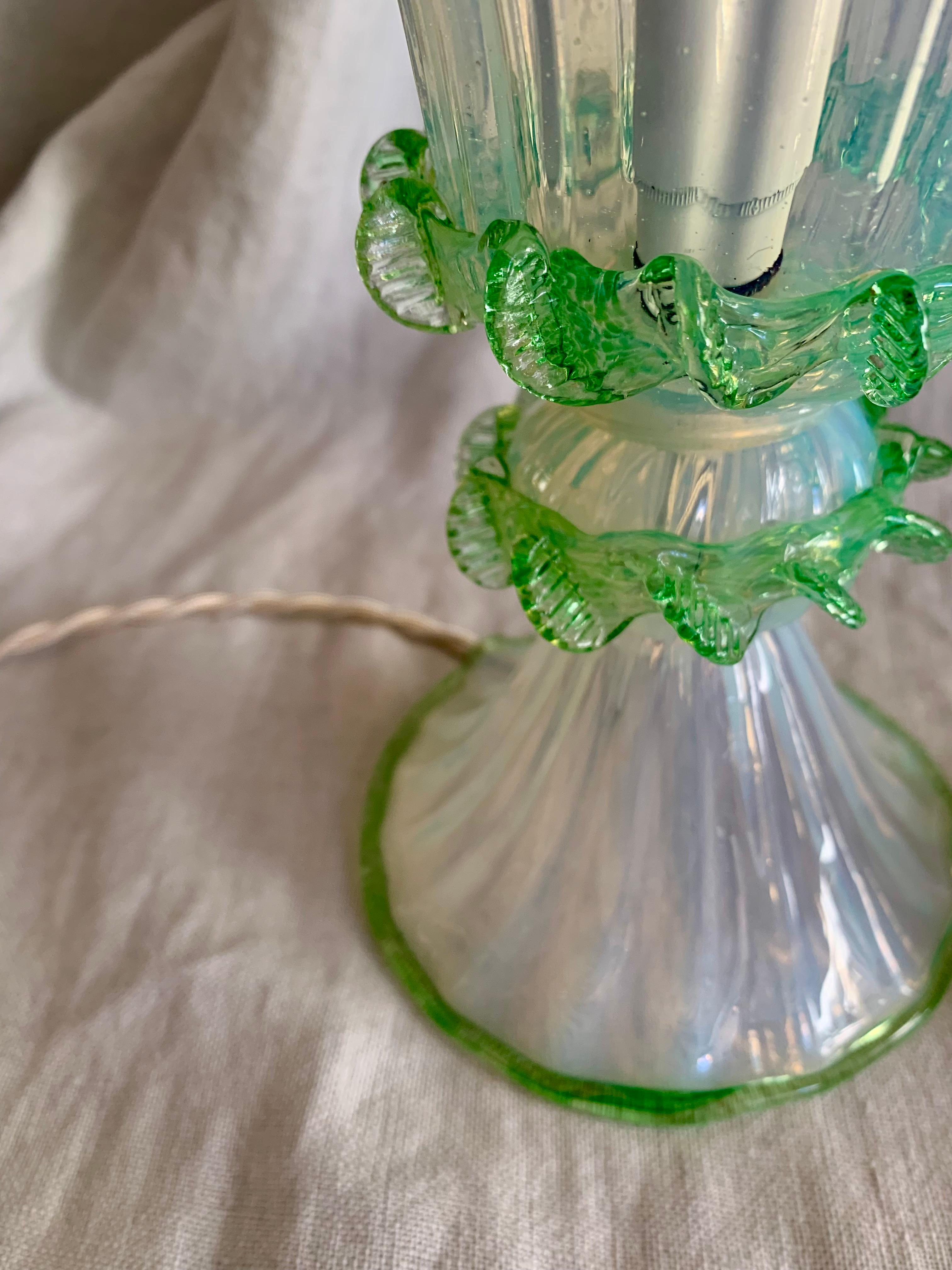 Vintage Murano Table Lamp In Good Condition For Sale In Hellerup, DK