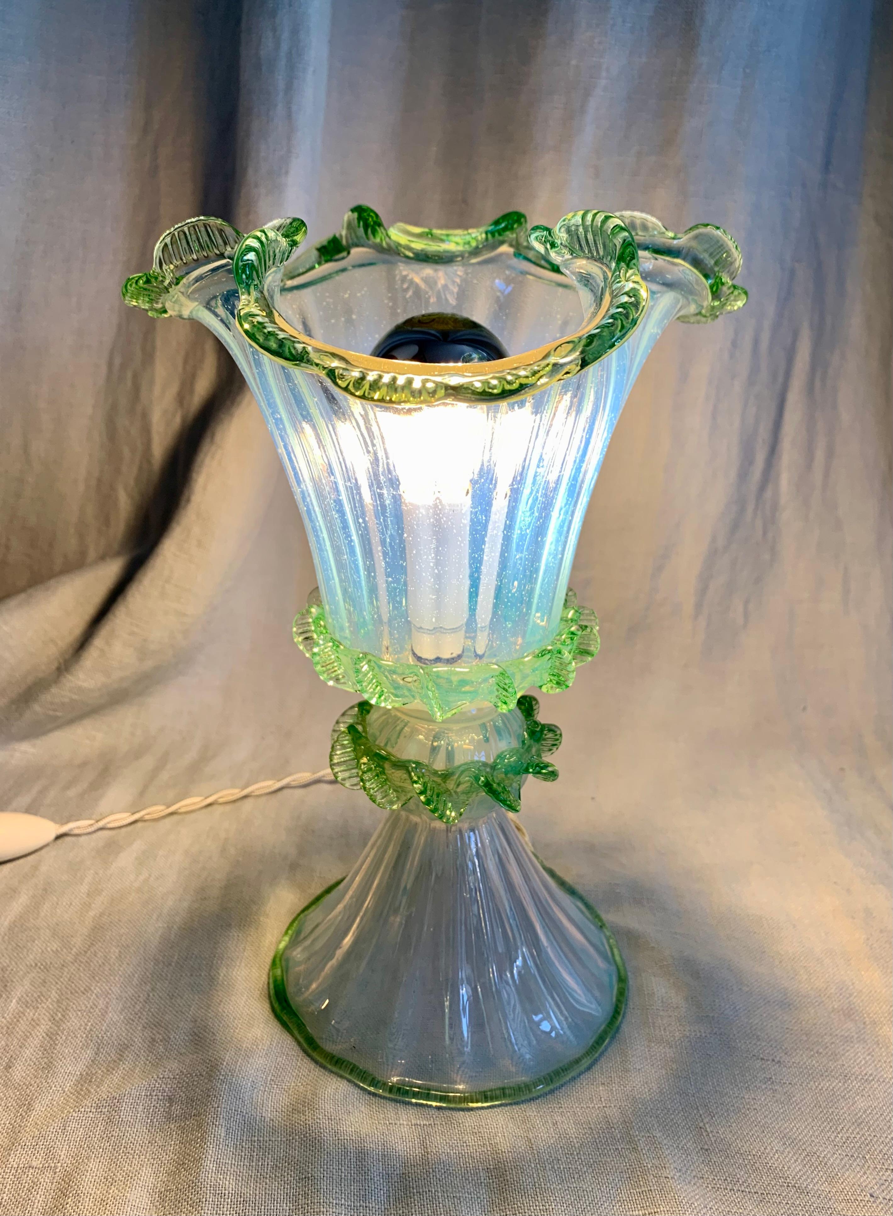 Vintage Murano Table Lamp For Sale 2