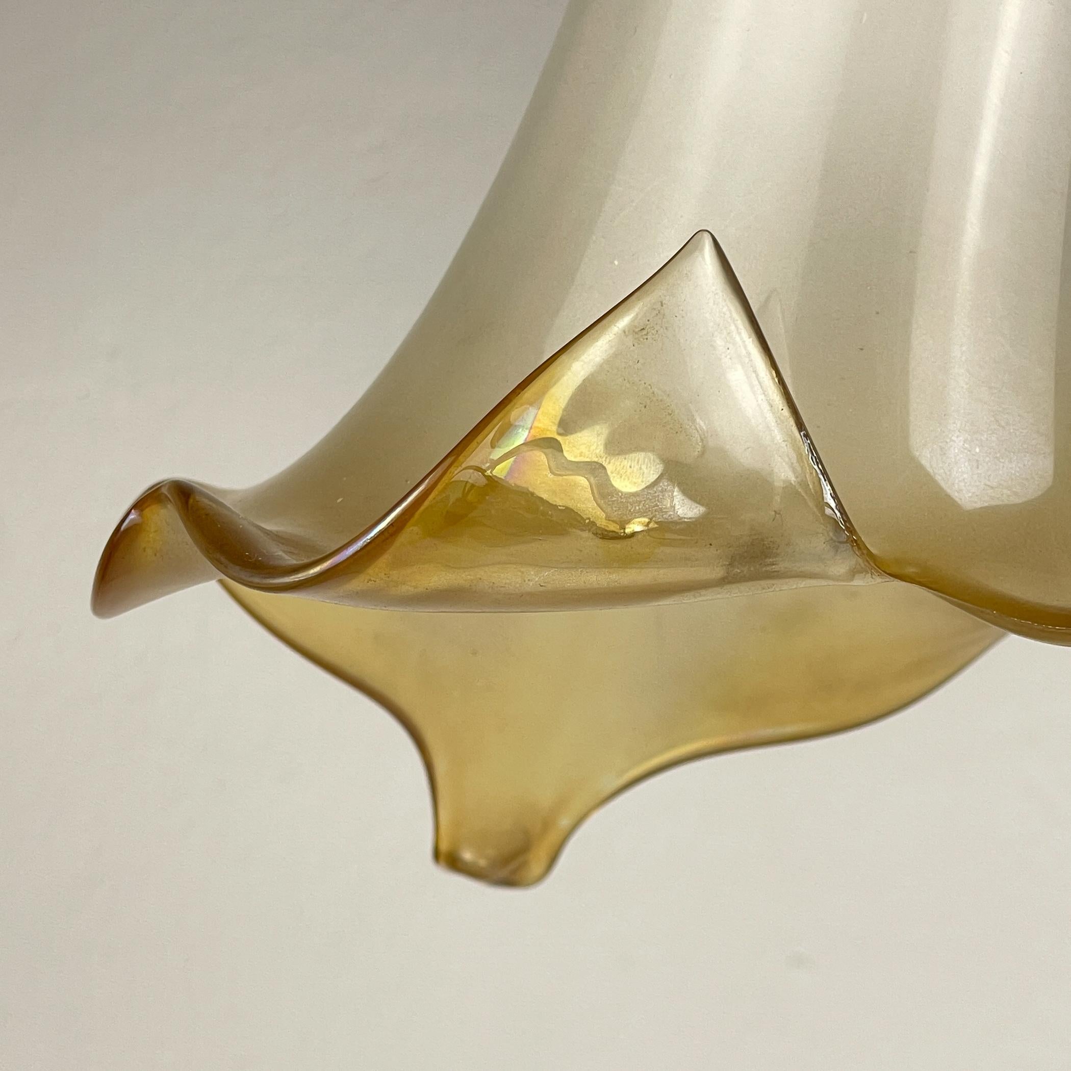 Lampe de table Vintage Murano Lilies, Italie 1970 en vente 9