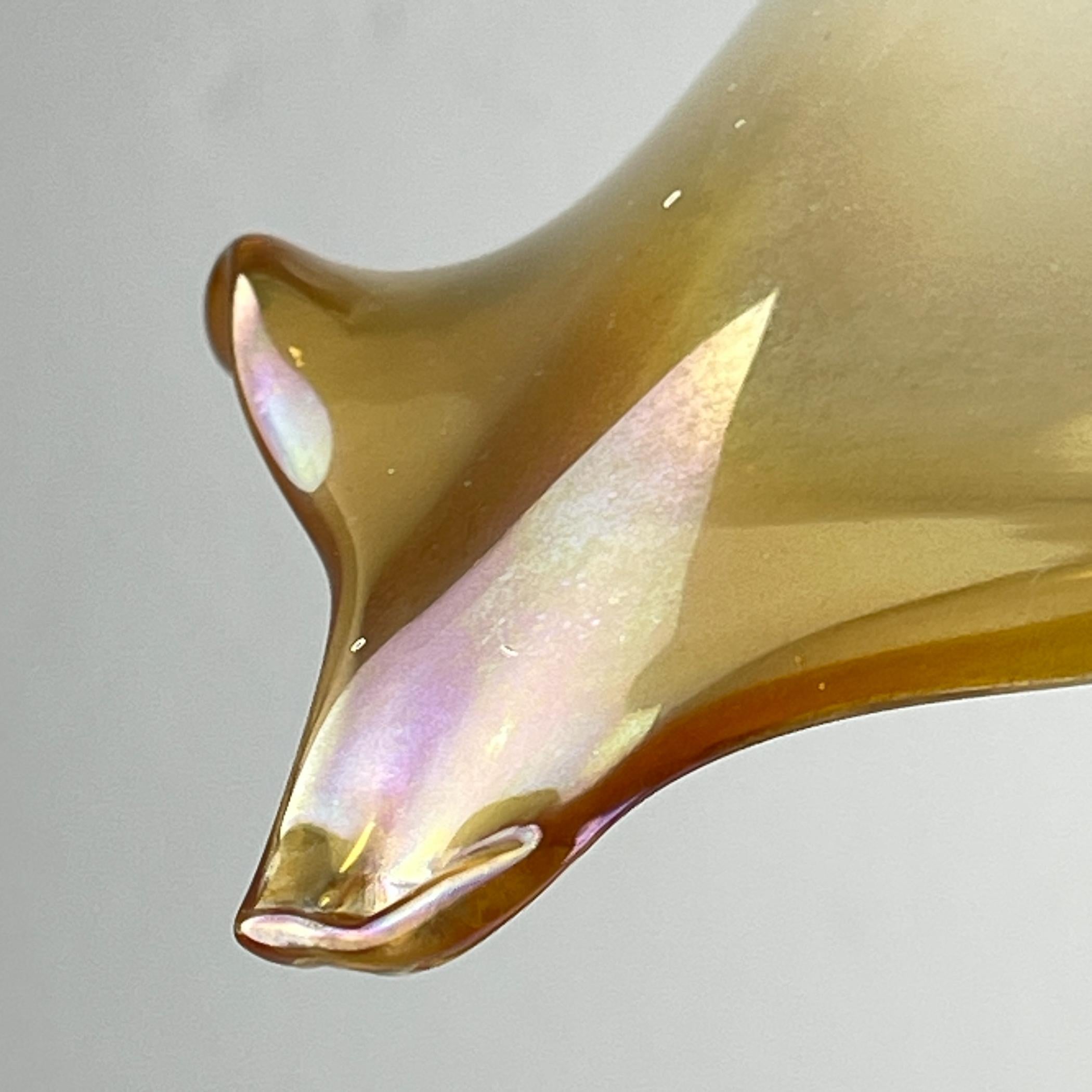 Lampe de table Vintage Murano Lilies, Italie 1970 en vente 10