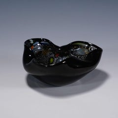 Vintage Murano Tutti Frutti Art Glass Bowl 1950s