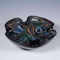 Vintage Murano Tutti Frutti Glass Bowl 1950s