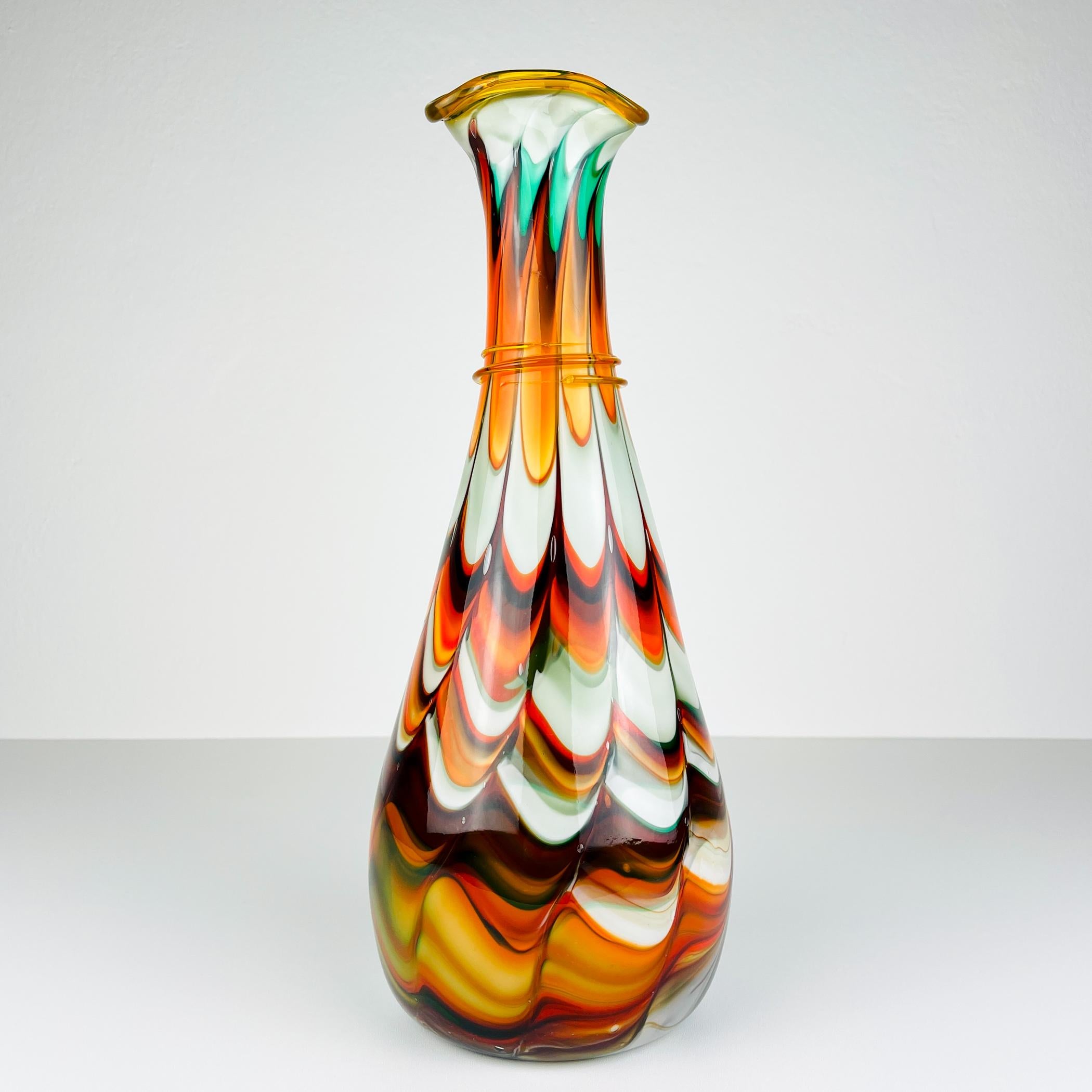 Vase de Murano Italie des années 1970 en vente 5